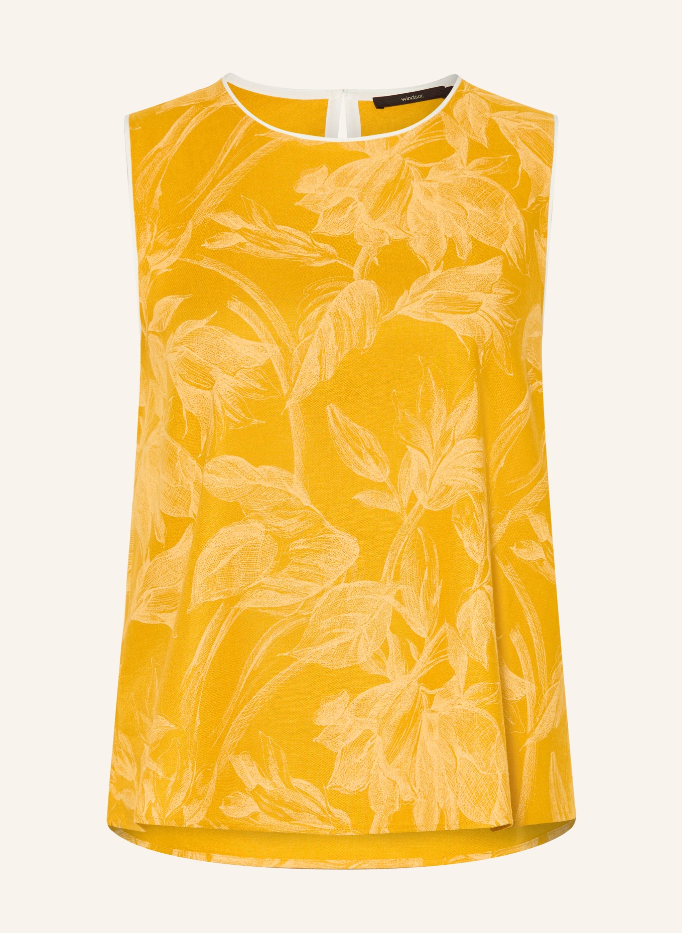 windsor. Blusentop: DUNKELGELB / HELLGELB