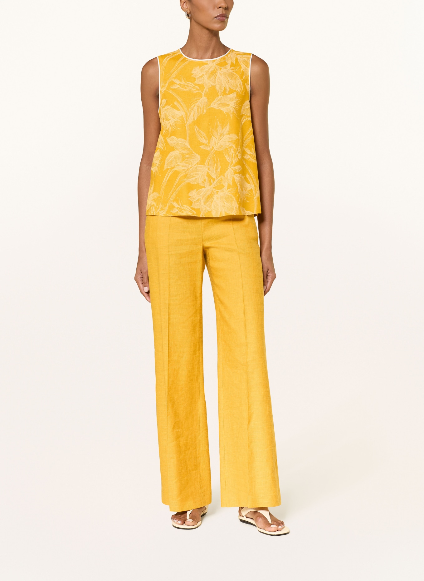 windsor. Blusentop: DUNKELGELB / HELLGELB