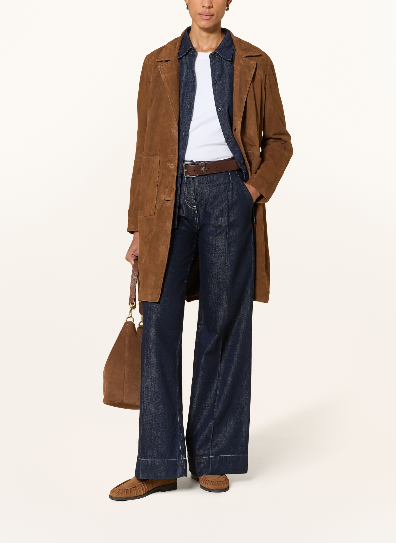 darling harbour Ledermantel: TOBACCO