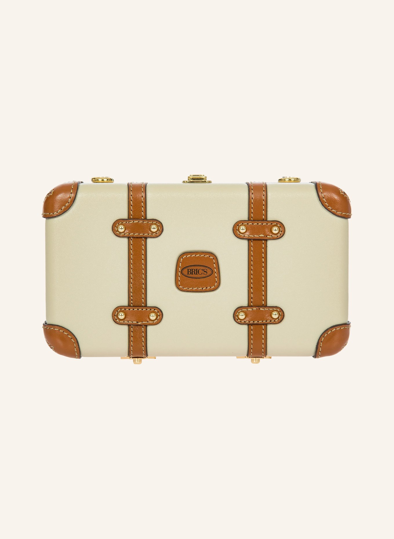 BRIC'S Umhängetasche BELLAGIO LEGACY: HELLBRAUN / GOLD / BRAUN