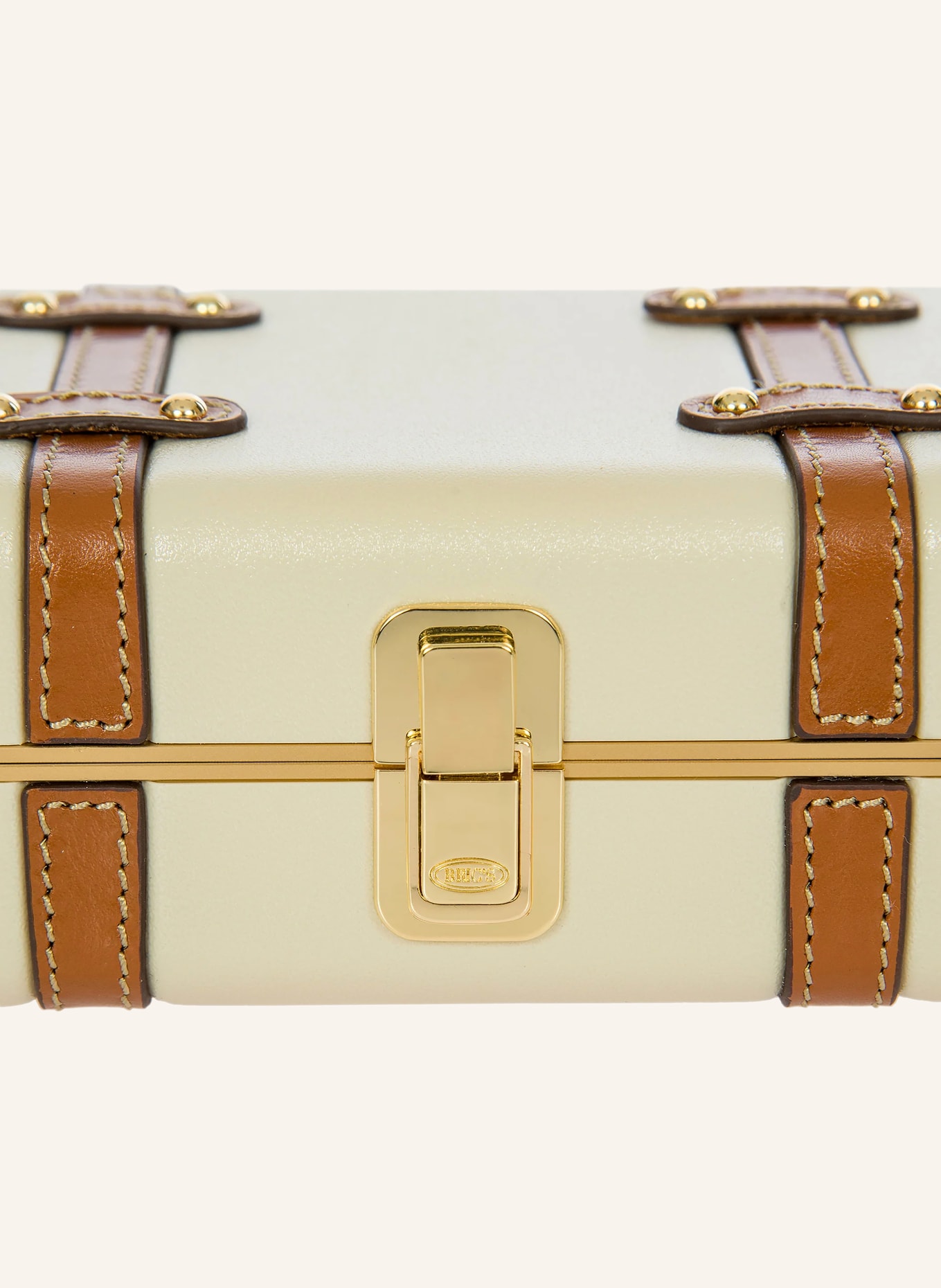 BRIC'S Umhängetasche BELLAGIO LEGACY: HELLBRAUN / GOLD / BRAUN