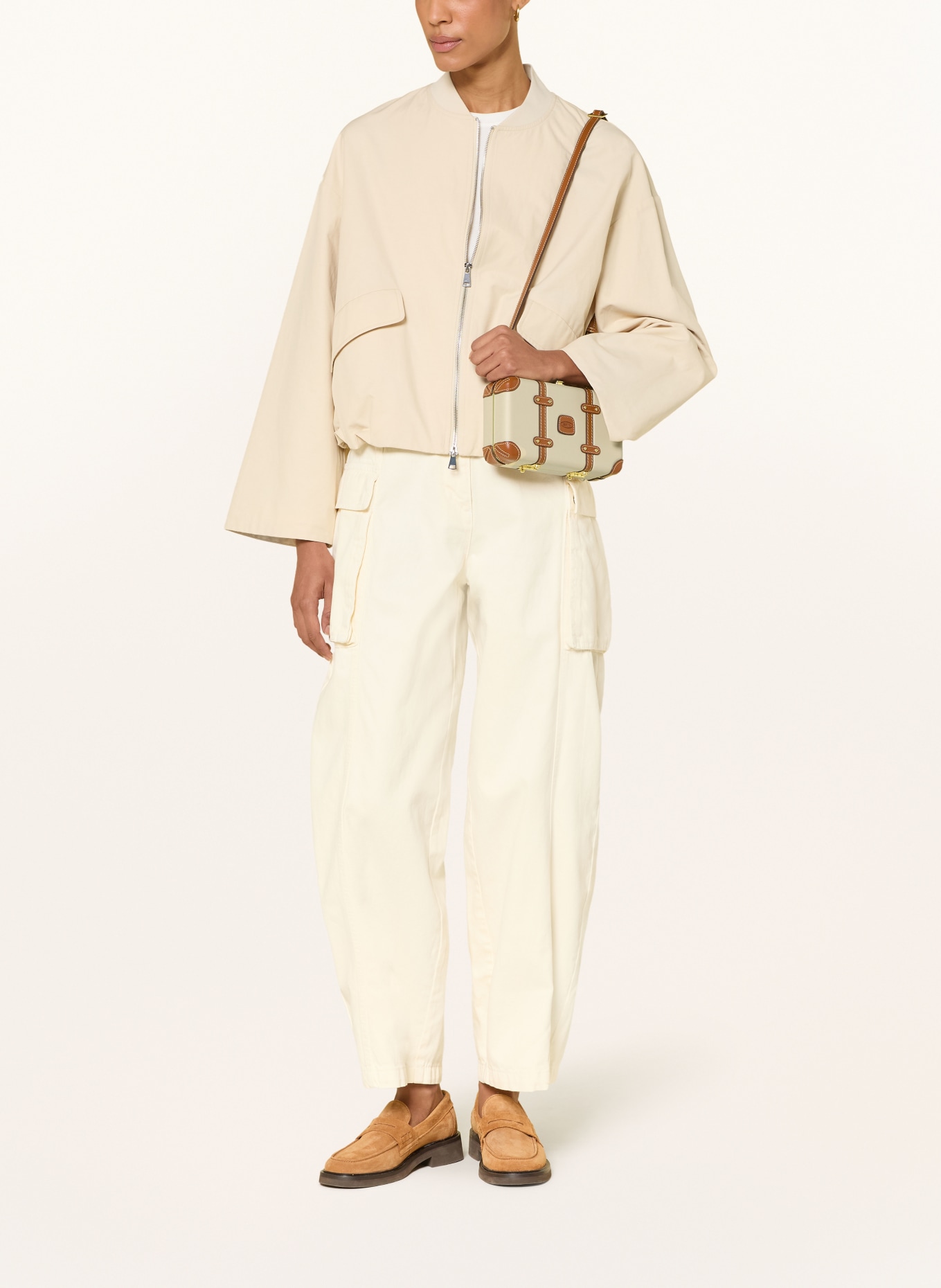 BRIC'S BELLAGIO LEGACY Shoulder Bag: LIGHT BROWN / GOLD / BROWN