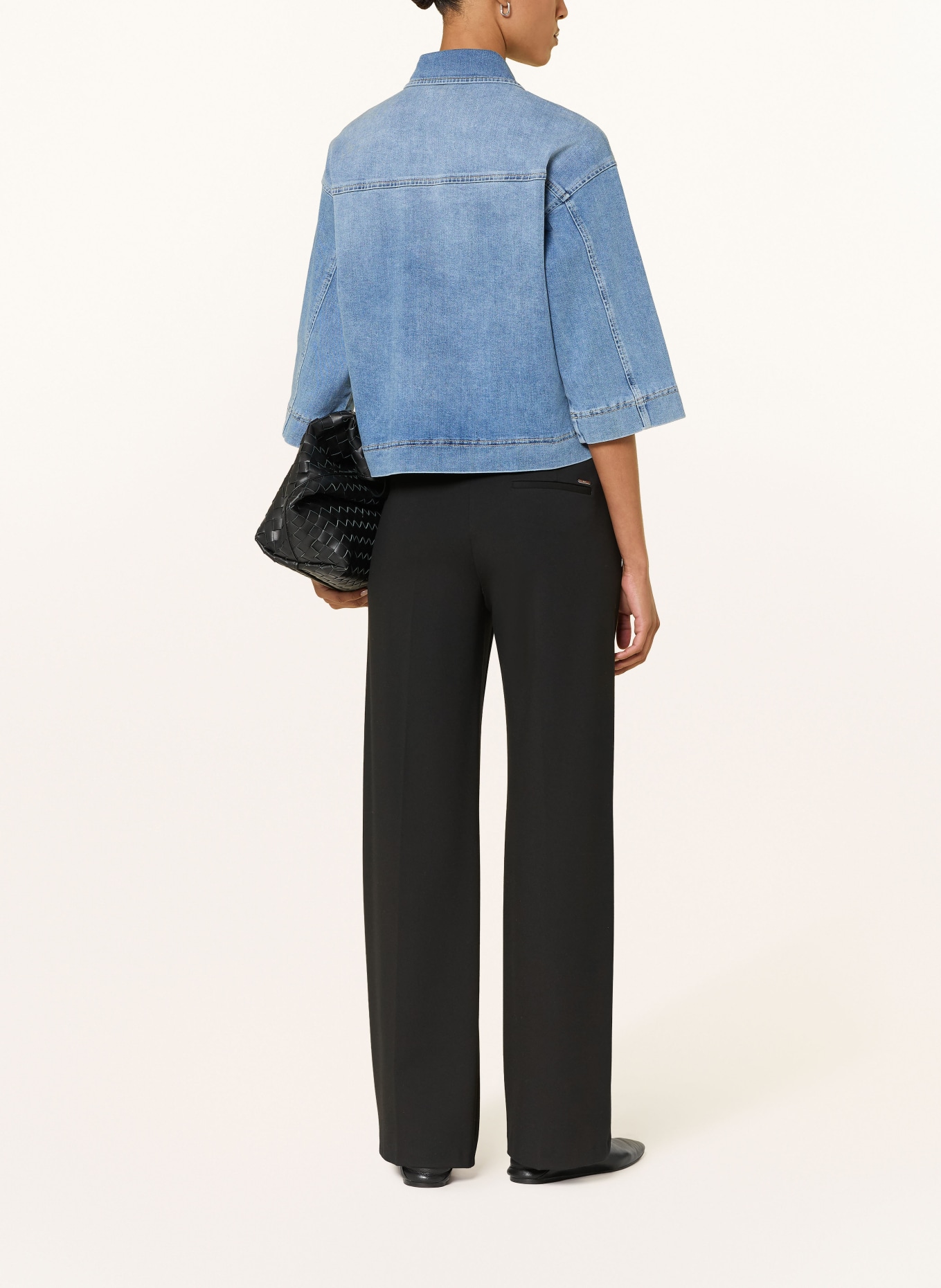 BETTY&CO Veste en jean à manches 3/4: 8618 LIGHT BLUE DENIM