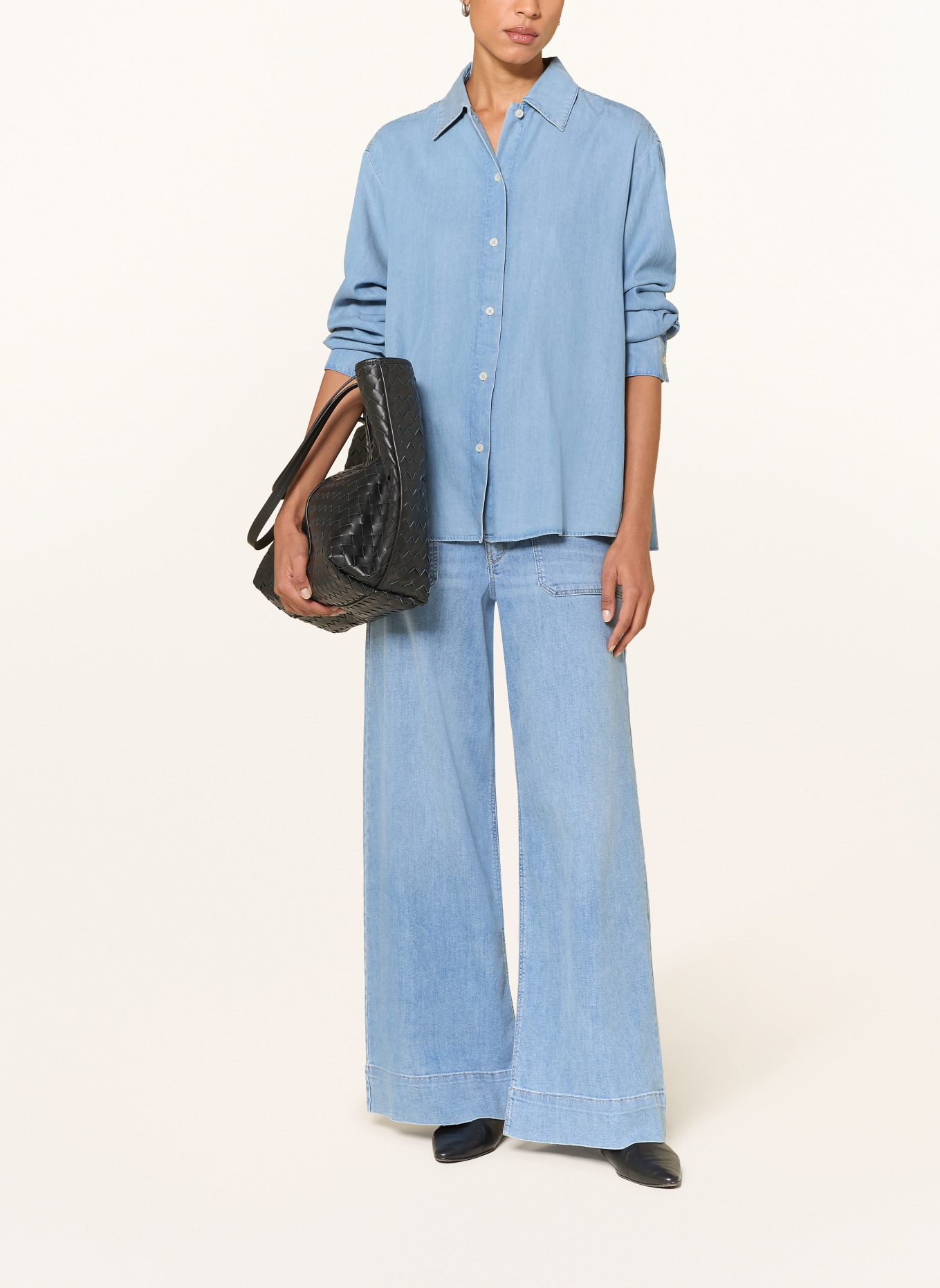 BETTY&CO Wide-leg jeans: 8618 LIGHT BLUE DENIM