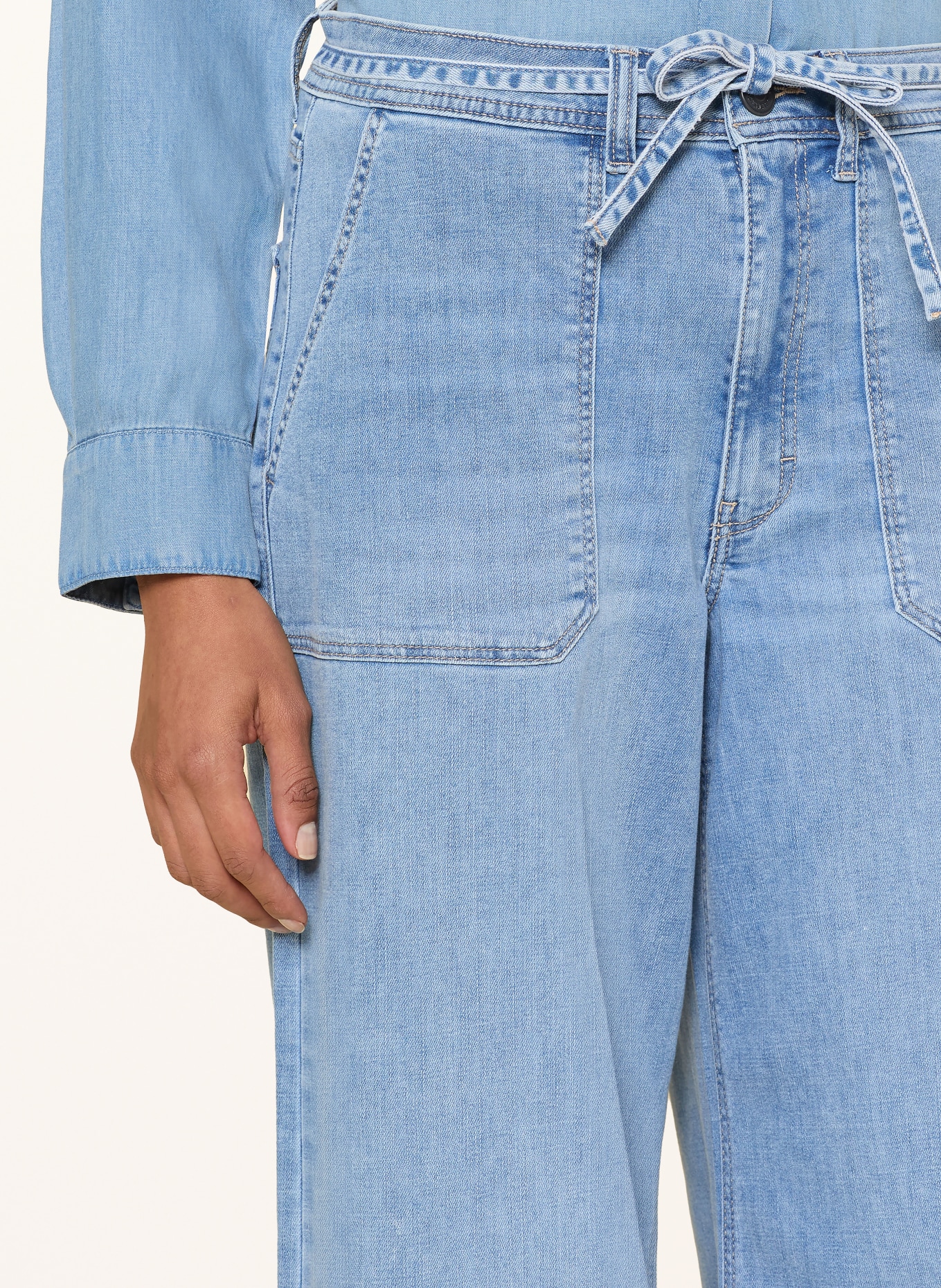 BETTY&CO Wide-leg jeans: 8618 LIGHT BLUE DENIM