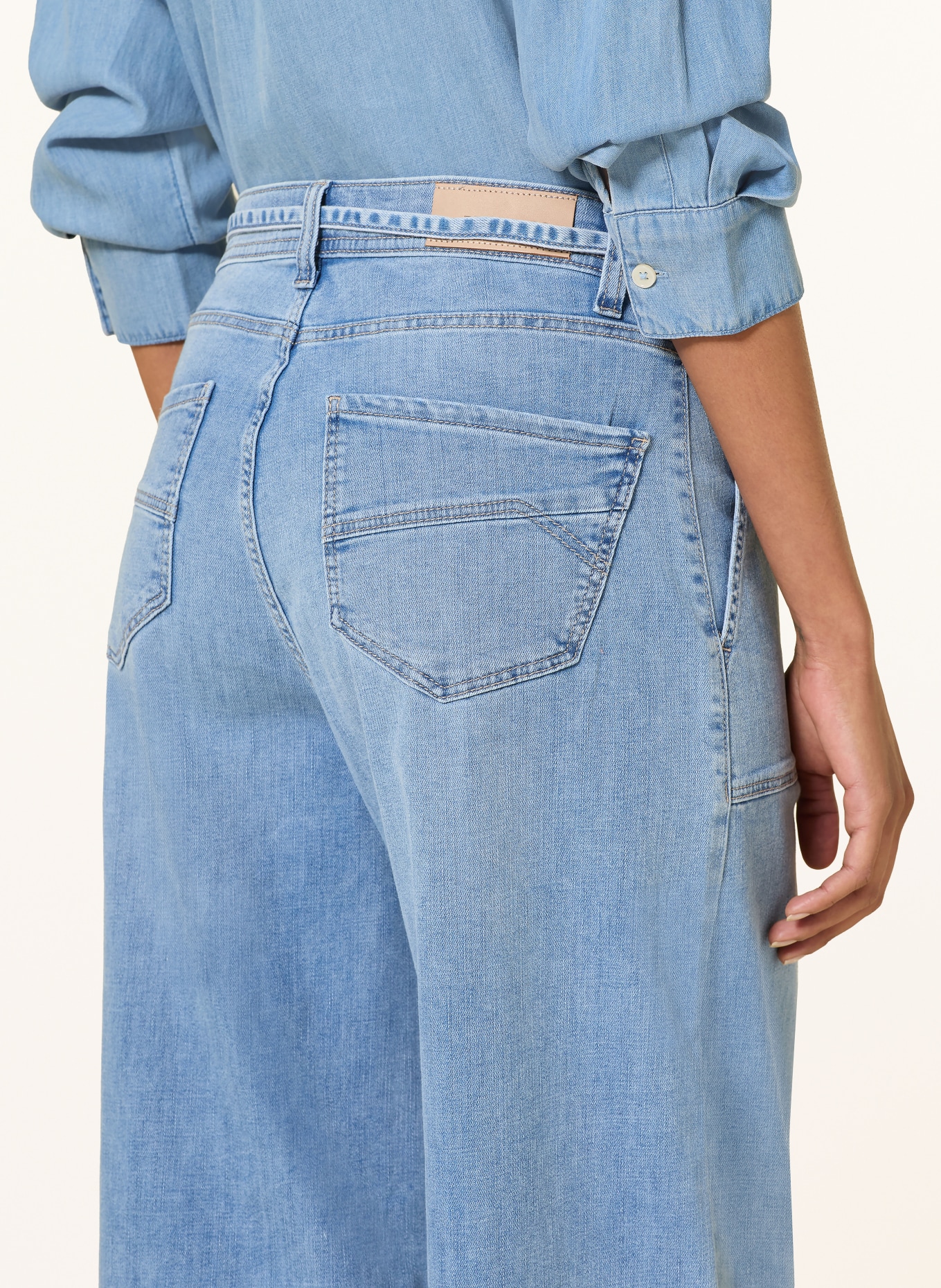 BETTY&CO Wide-leg jeans: 8618 LIGHT BLUE DENIM