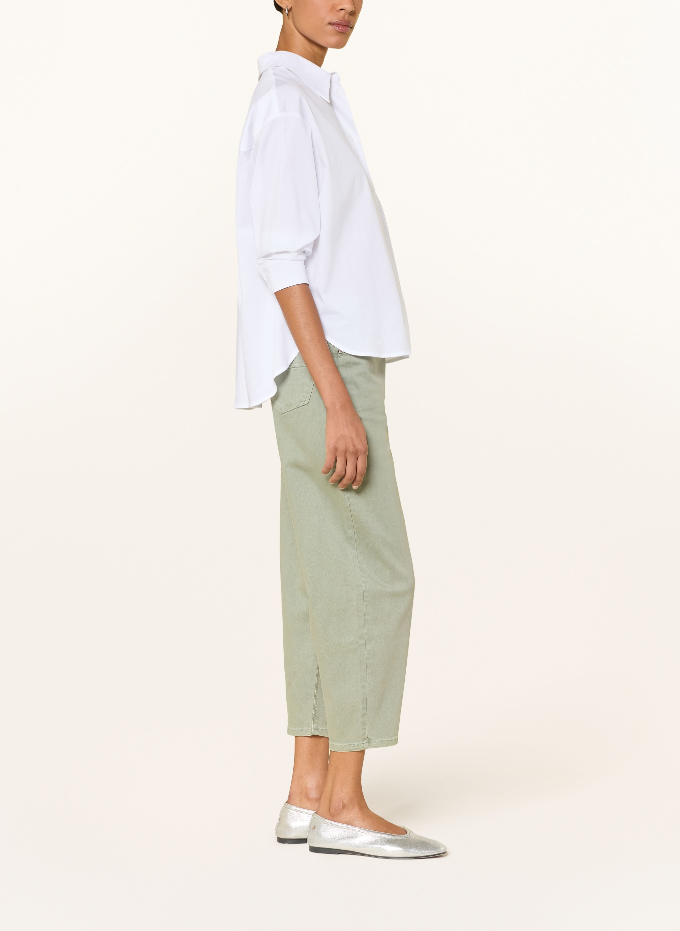BETTY&CO 7/8 pants: LIGHT GREEN