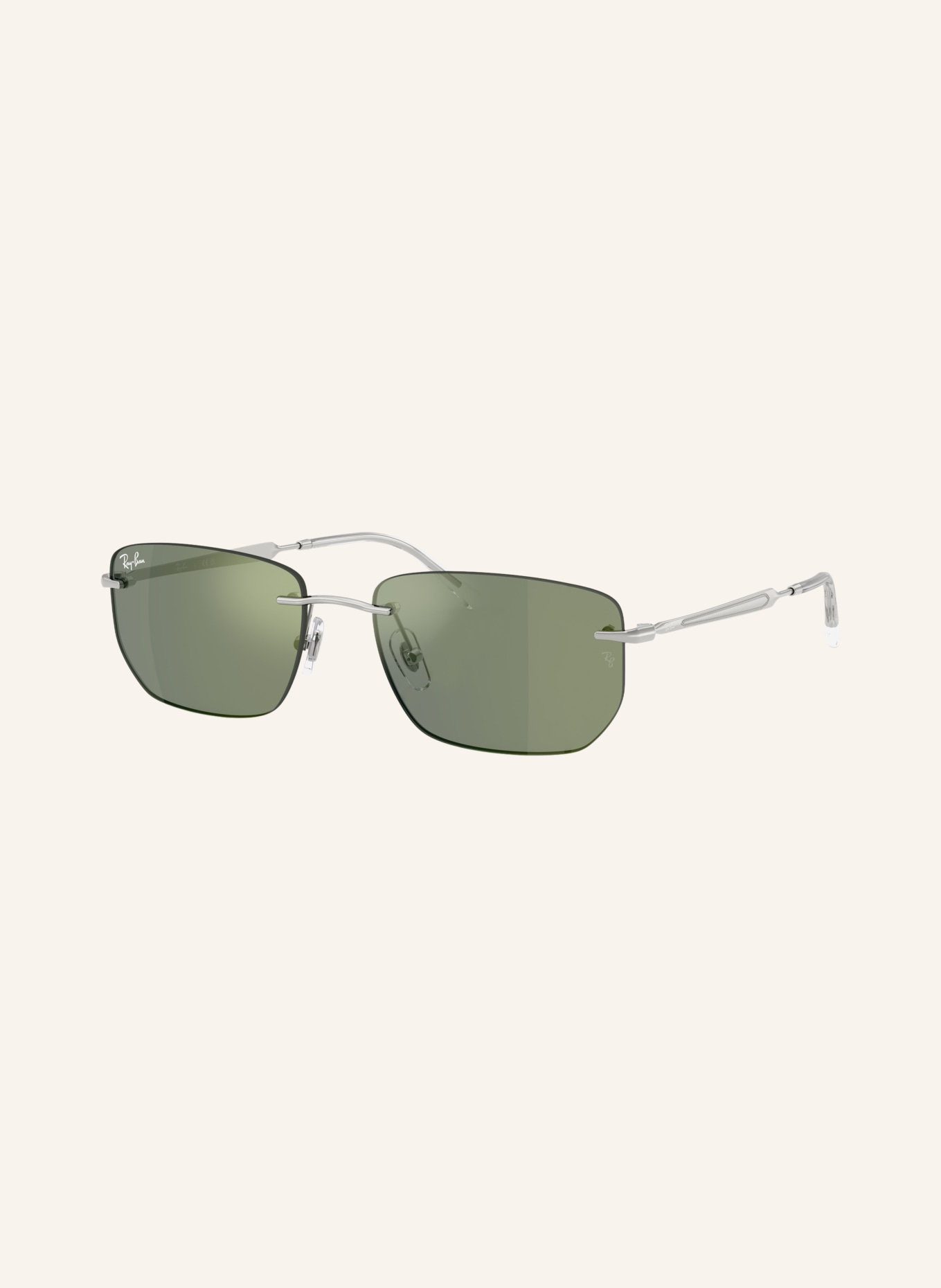 Ray-Ban Sonnenbrille RB3768: SILBER/ GRÜN VERSPIEGELT