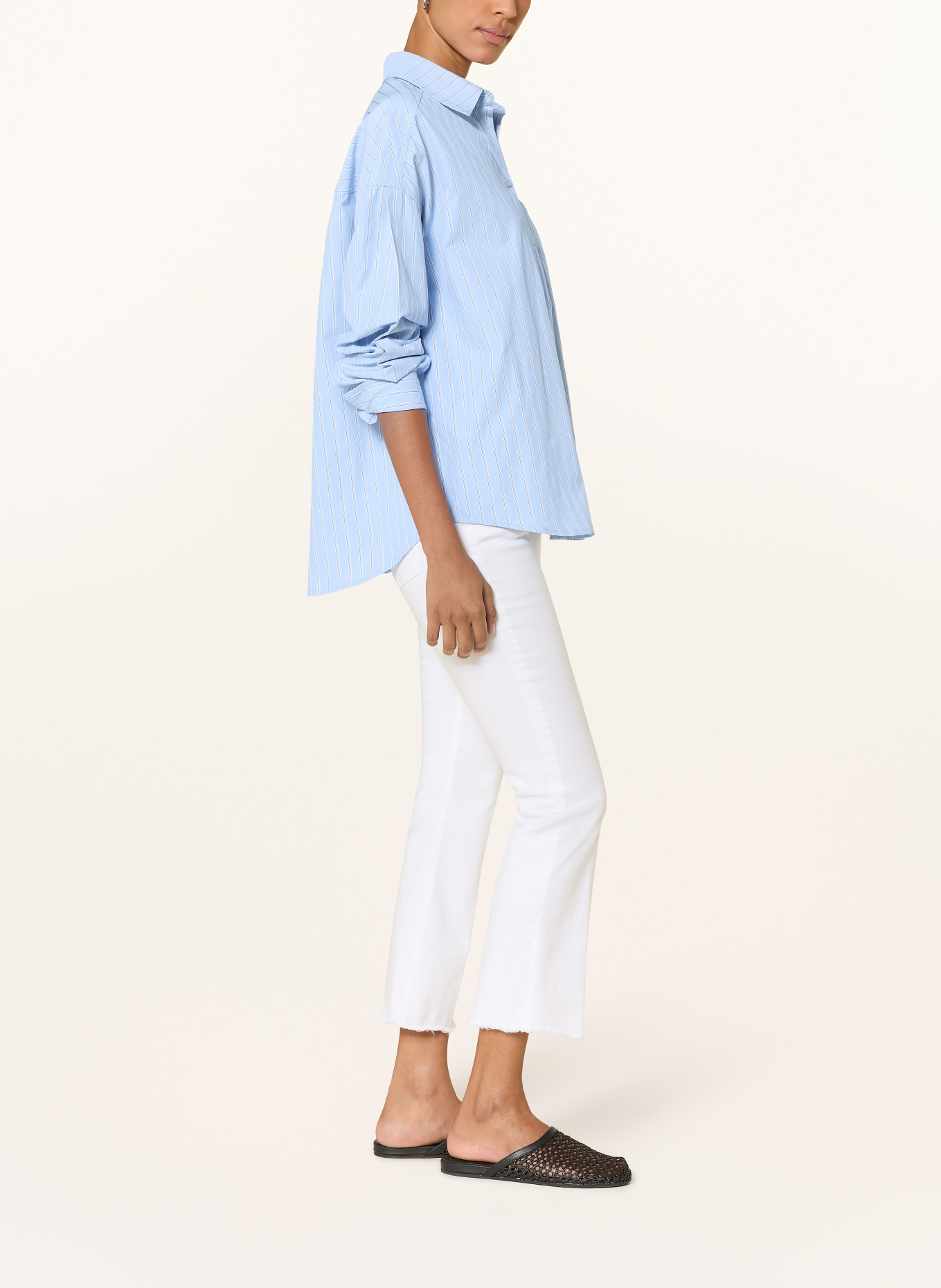 nine:inthe:morning Jean court ENDLESS: BIANCO