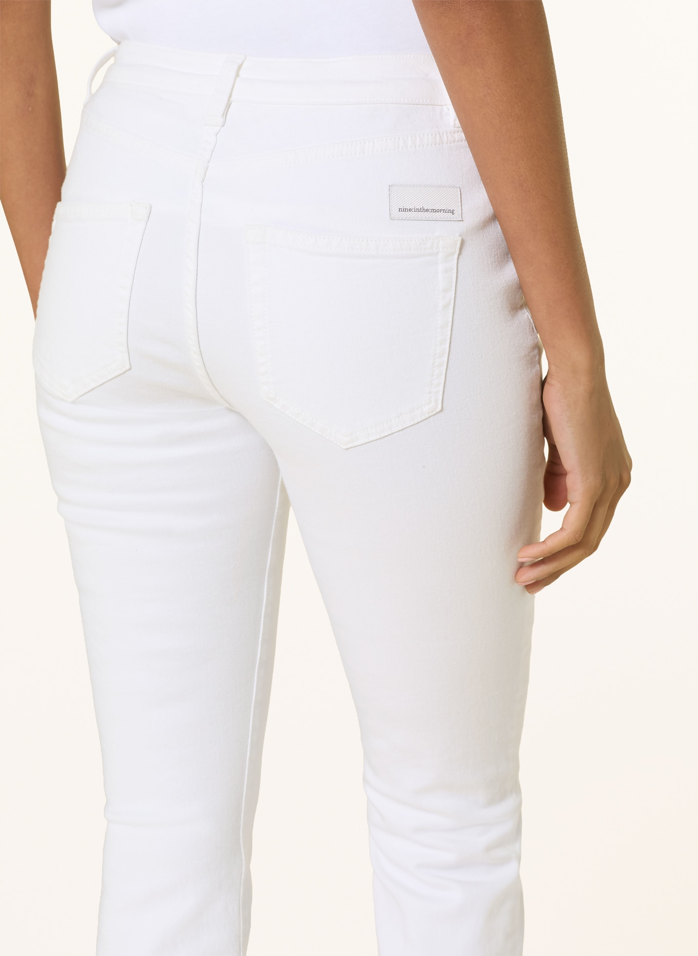 nine:inthe:morning Jean court ENDLESS: BIANCO