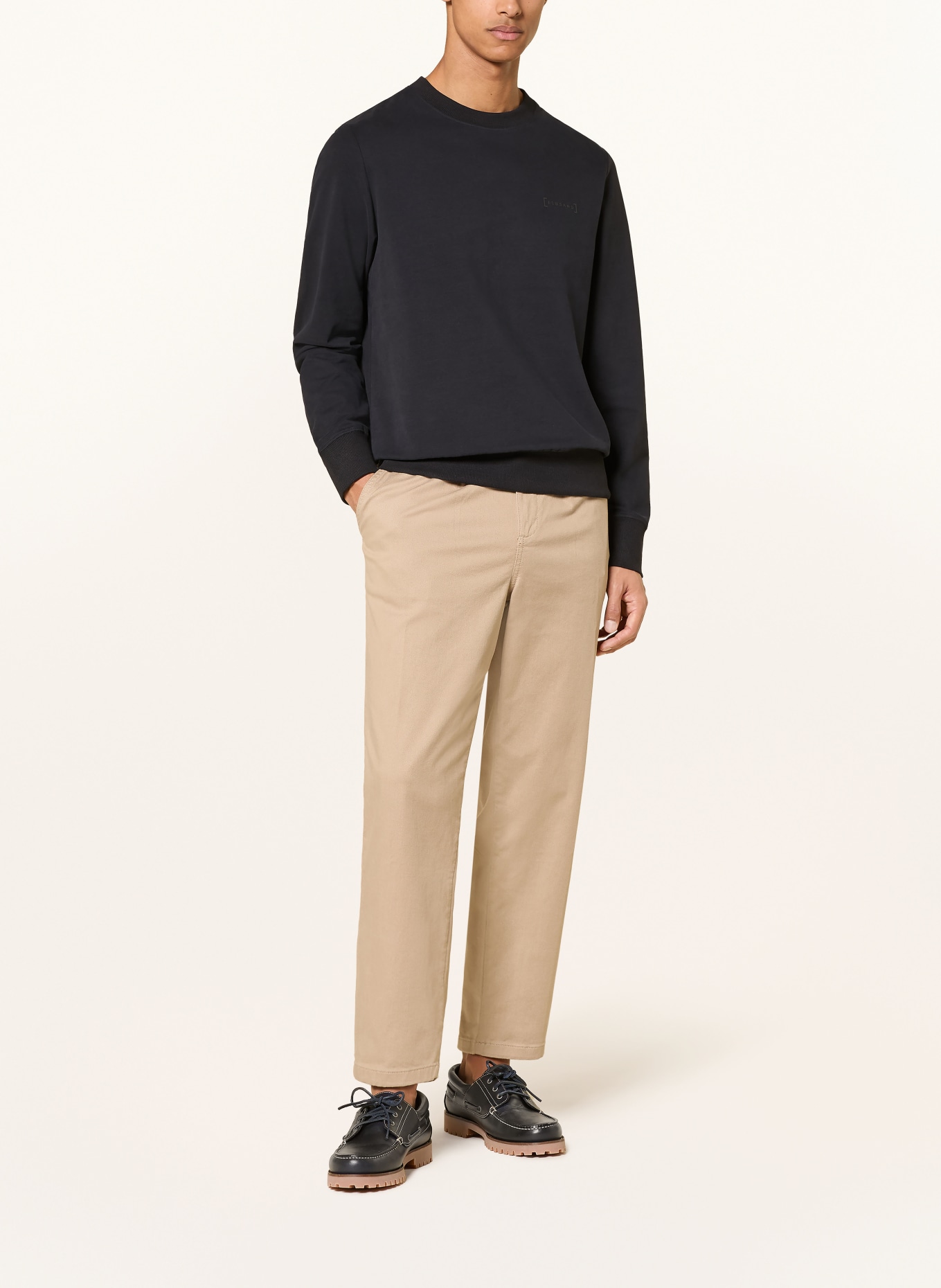 ELBSAND JANNIK Sweatshirt: DARK BLUE