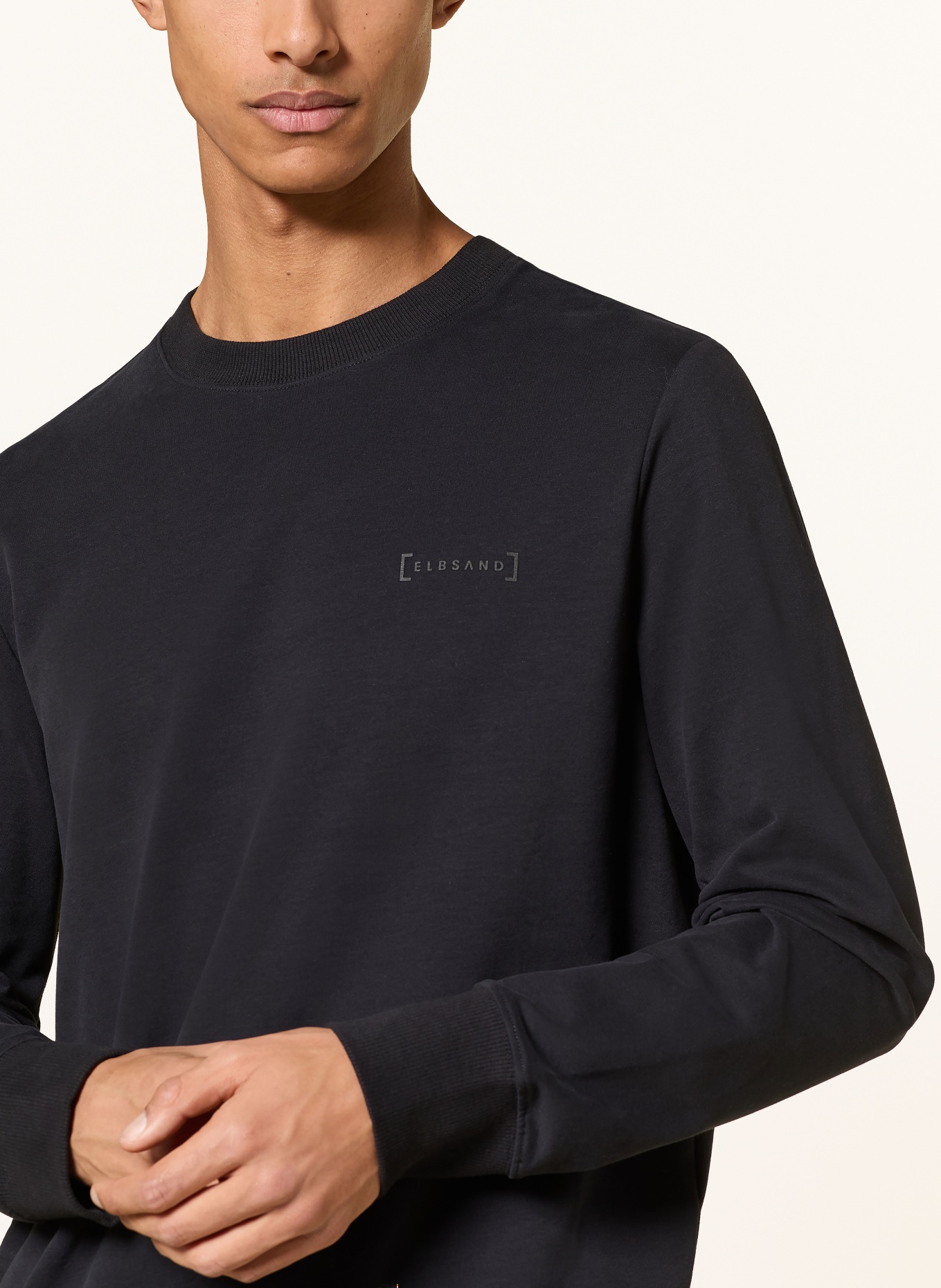 ELBSAND JANNIK Sweatshirt: DARK BLUE