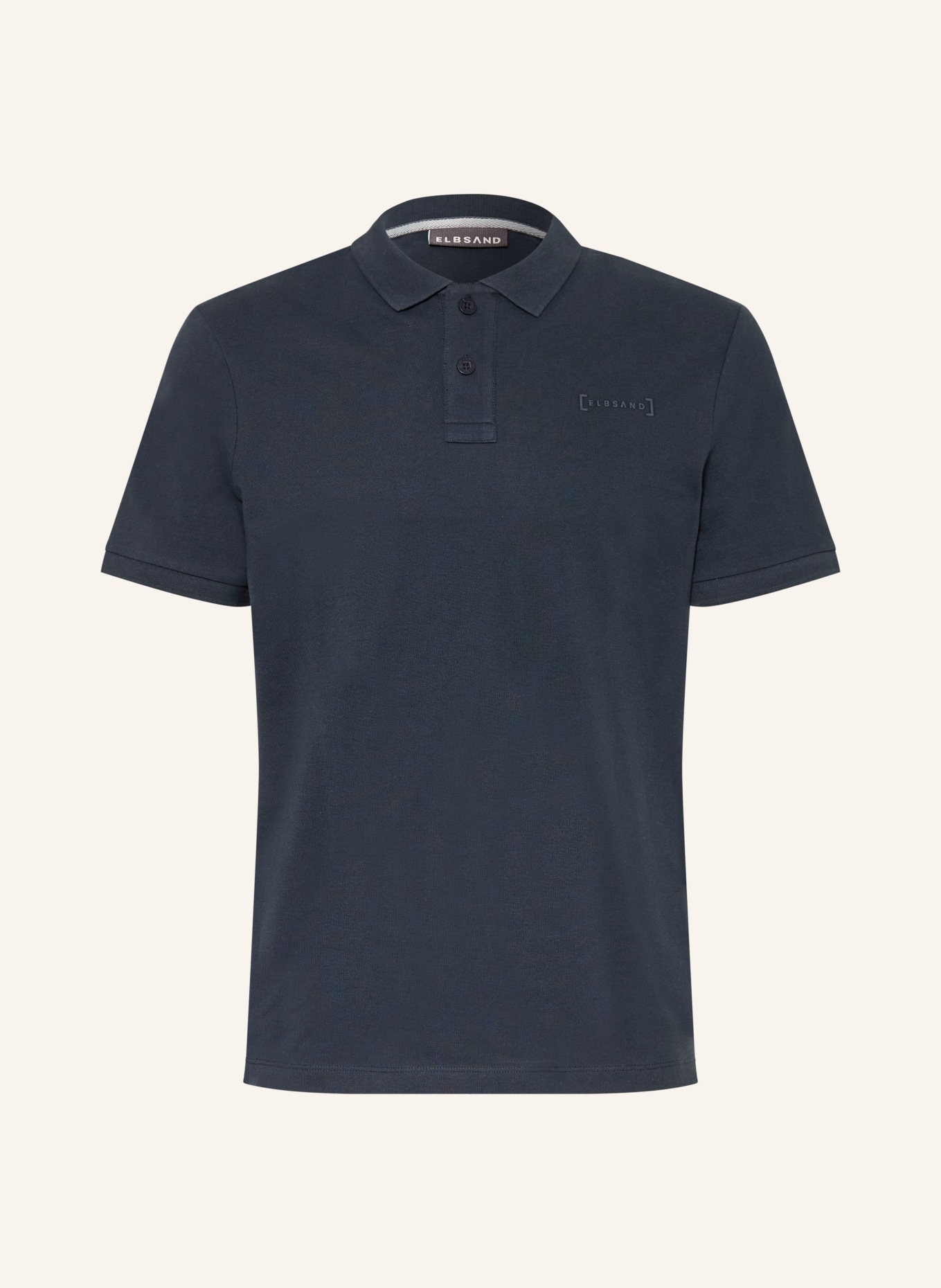 ELBSAND Piqué-Poloshirt LIAS Regular Fit: DUNKELBLAU