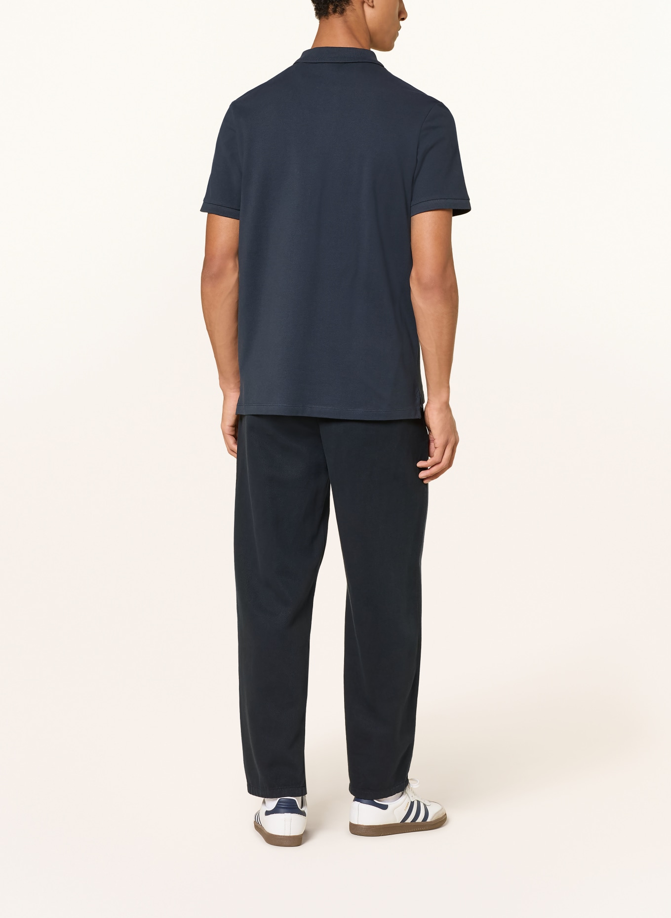 ELBSAND Piqué-Poloshirt LIAS Regular Fit: DUNKELBLAU