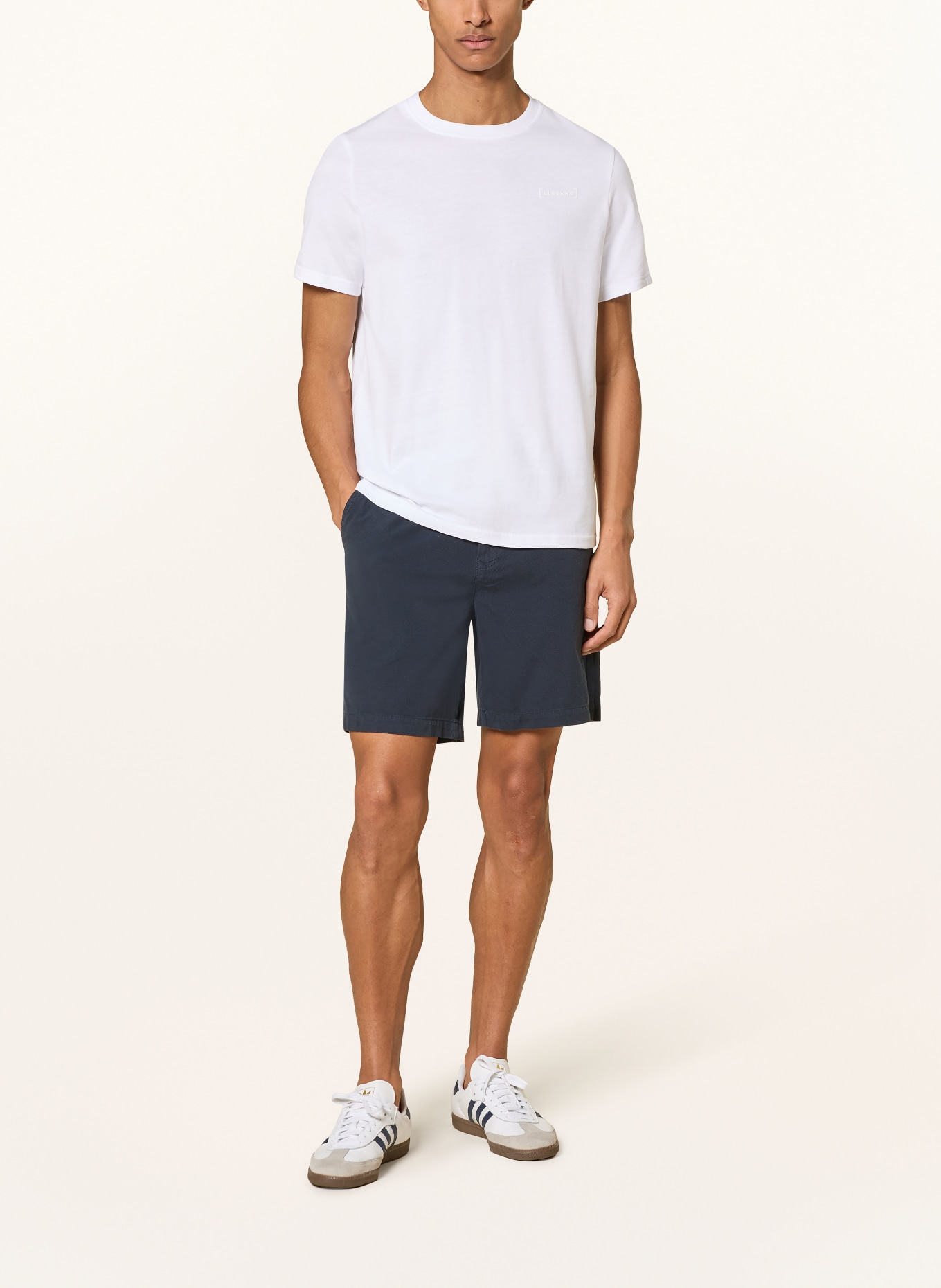 ELBSAND EDO T-shirt: WHITE