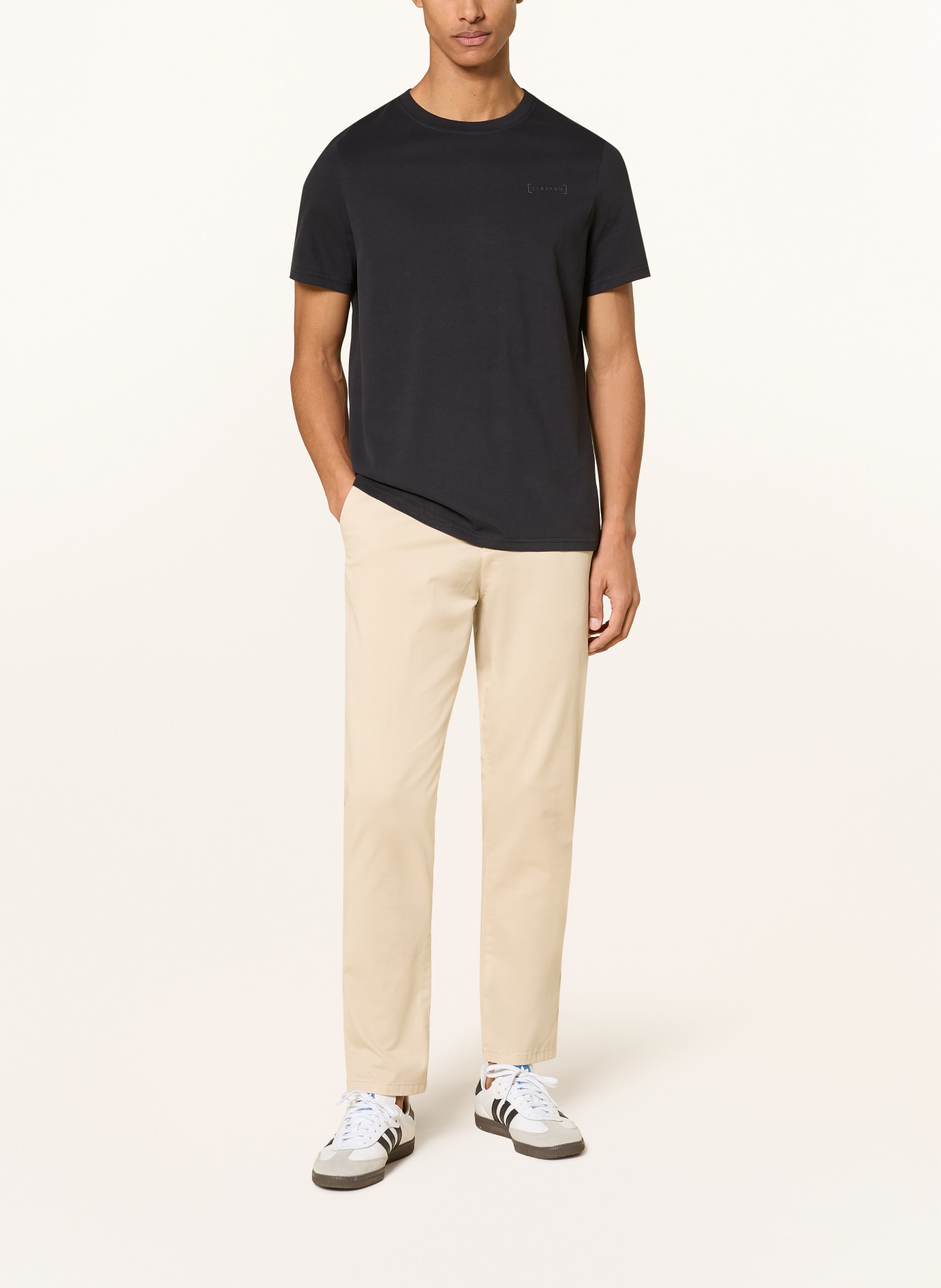 ELBSAND EDO T-shirt: BLACK