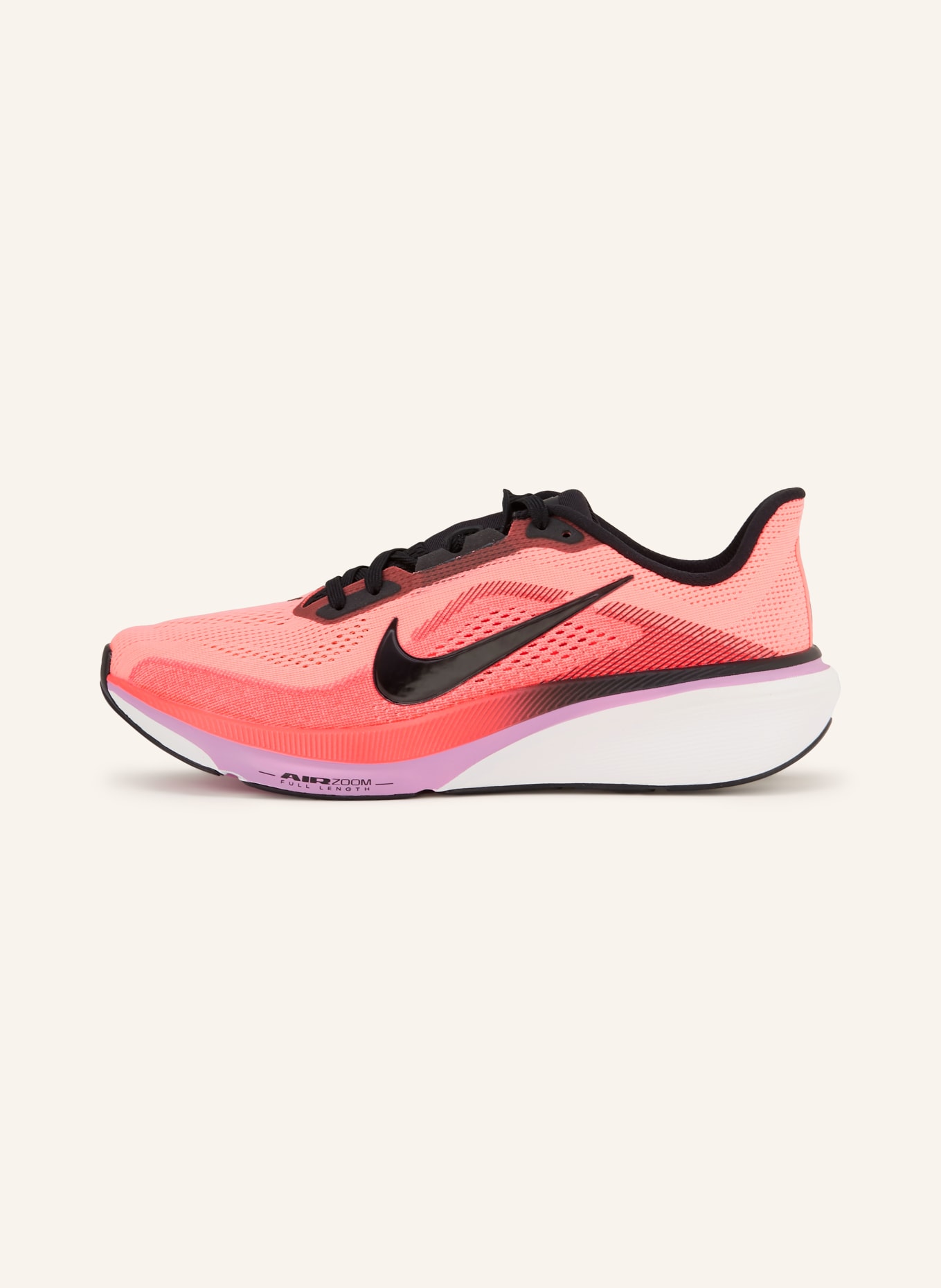 Nike Laufschuhe AIR ZOOM PEGASUS 42: NEONROT / SCHWARZ