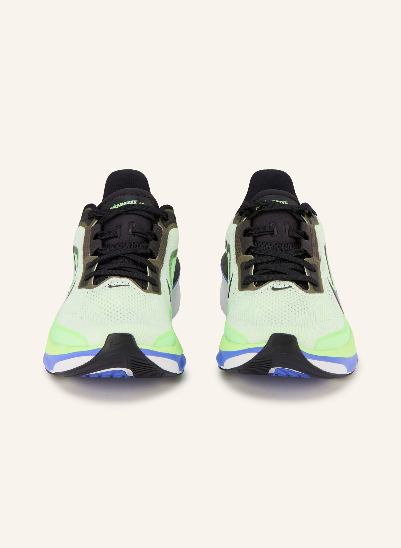 Nike Laufschuhe AIR ZOOM PEGASUS 42: NEONGRÜN / SCHWARZ