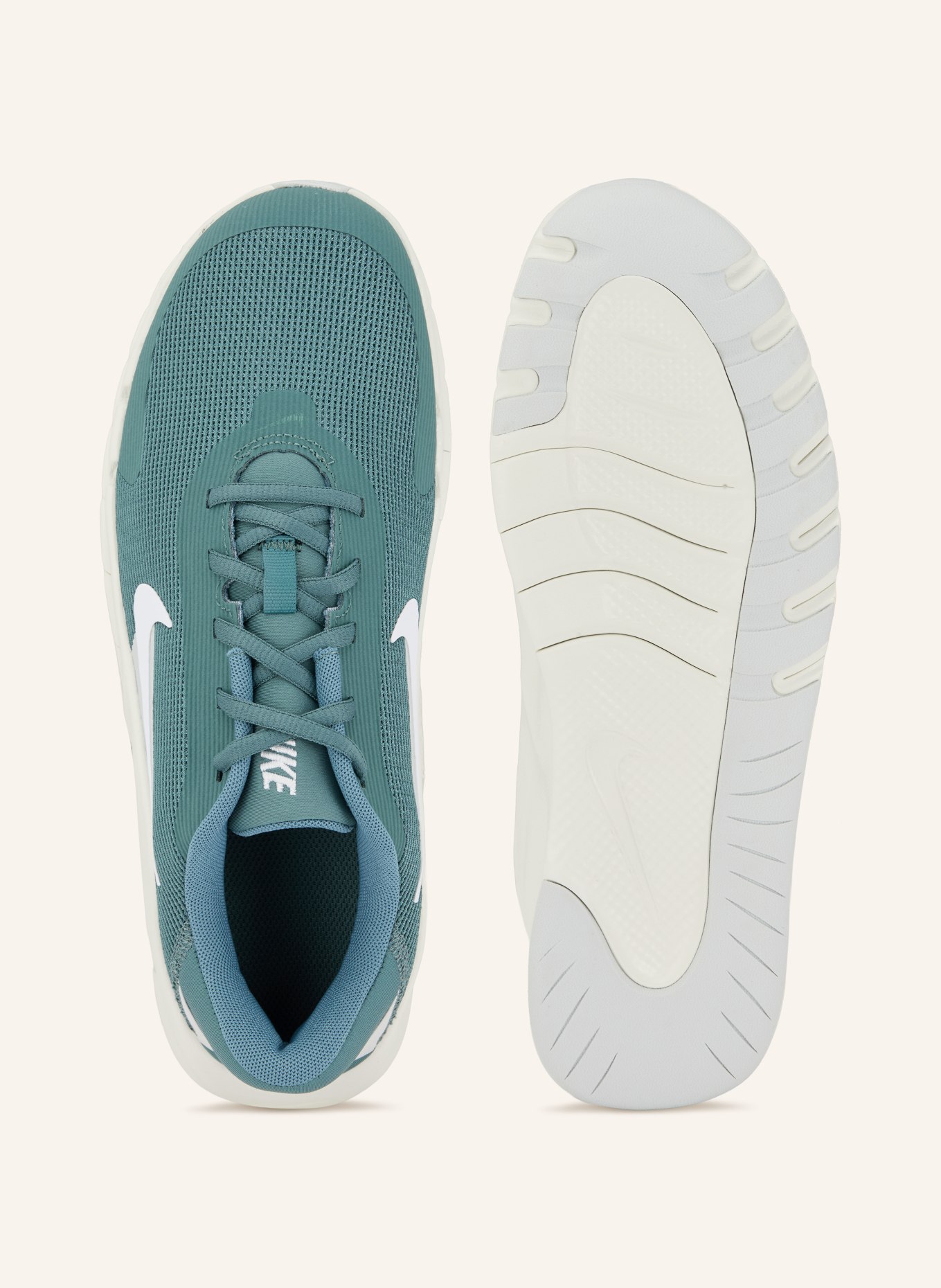 Nike Fitnessschuhe FLEX TRAIN: GRÜN / WEISS