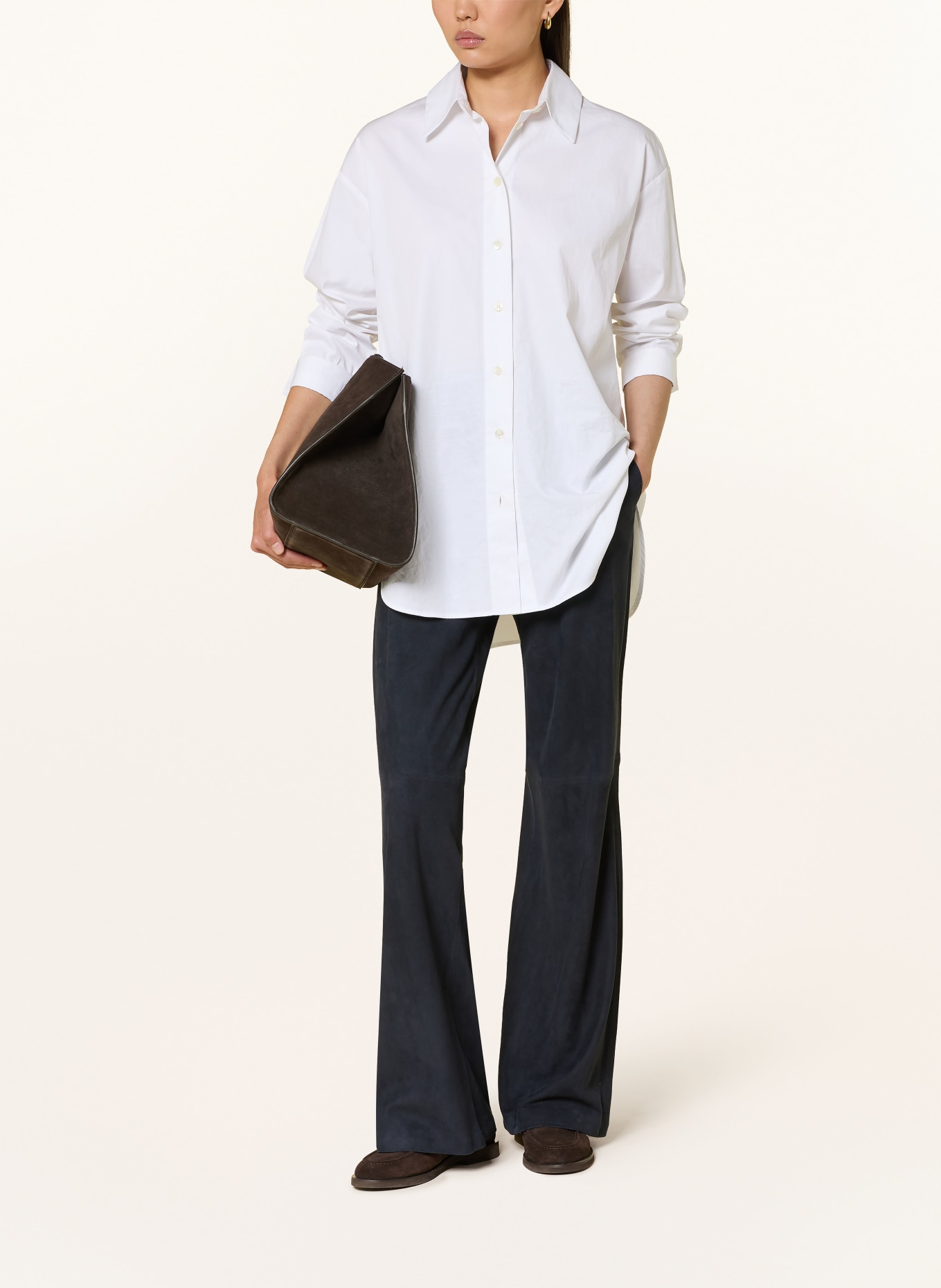 HABSBURG Marlenehose RODAUN: SCHWARZ