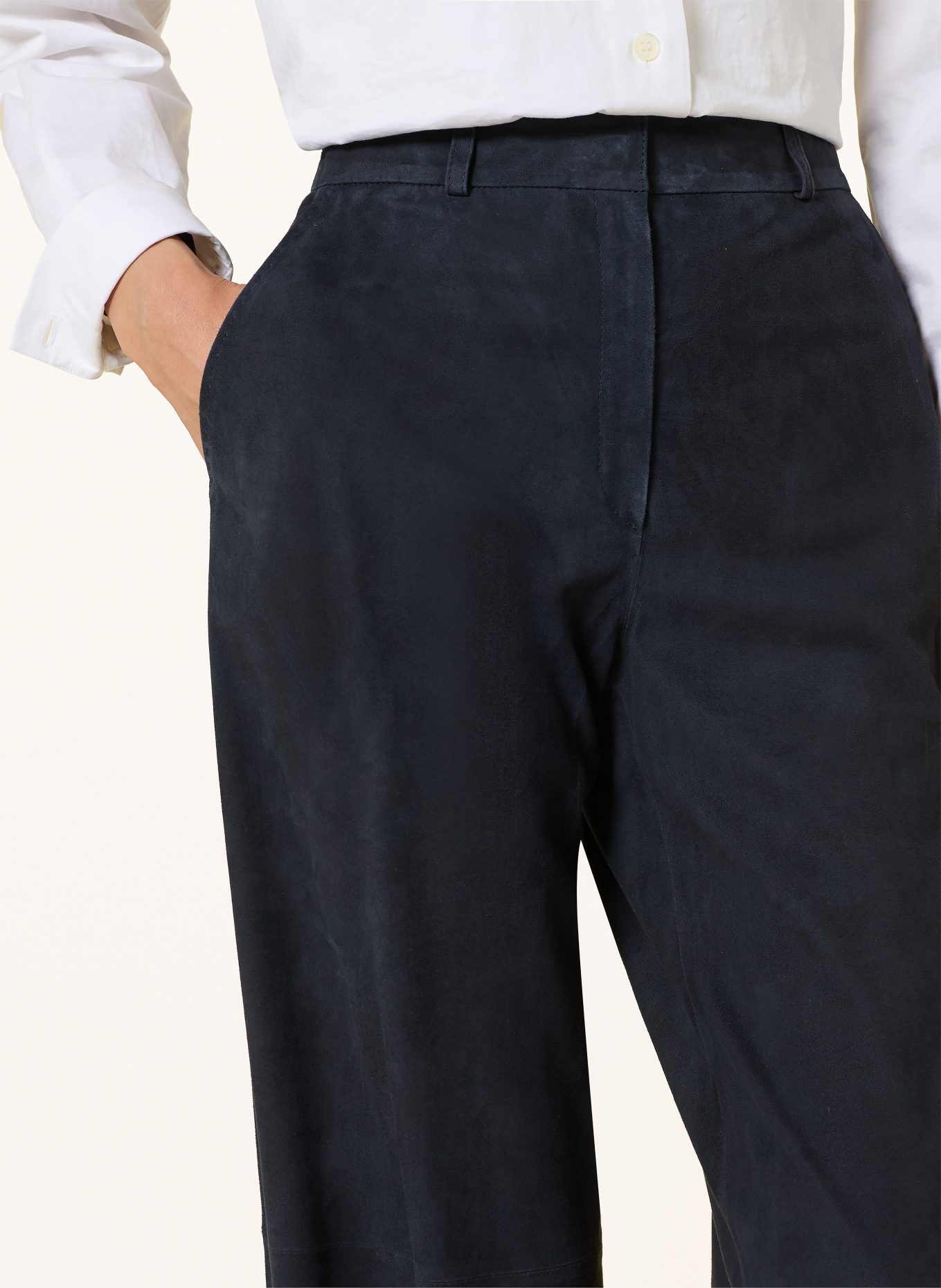 HABSBURG Marlenehose RODAUN: SCHWARZ