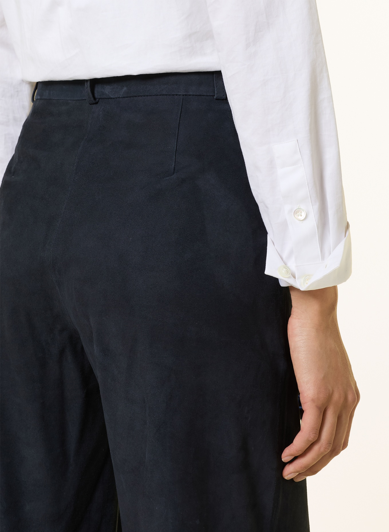 HABSBURG Marlenehose RODAUN: SCHWARZ