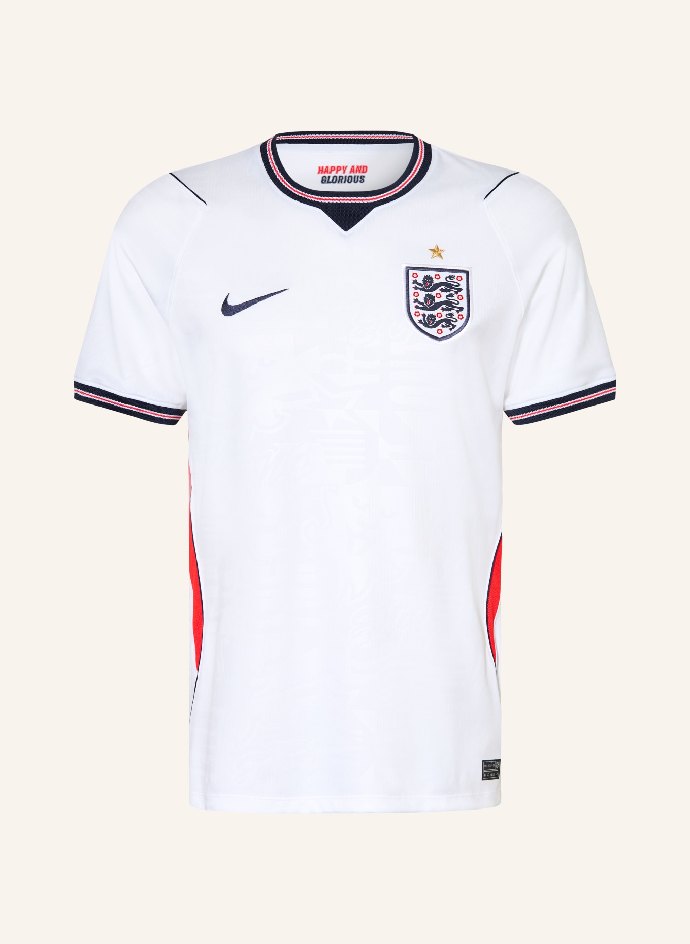 Nike Heimtrikot ENGLAND 2026: WEISS / ROT / DUNKELBLAU
