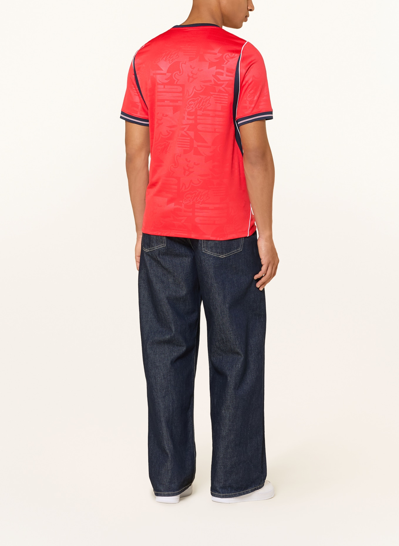 Nike Auswärtstrikot ENGLAND 2026: ROT / DUNKELBLAU / WEISS