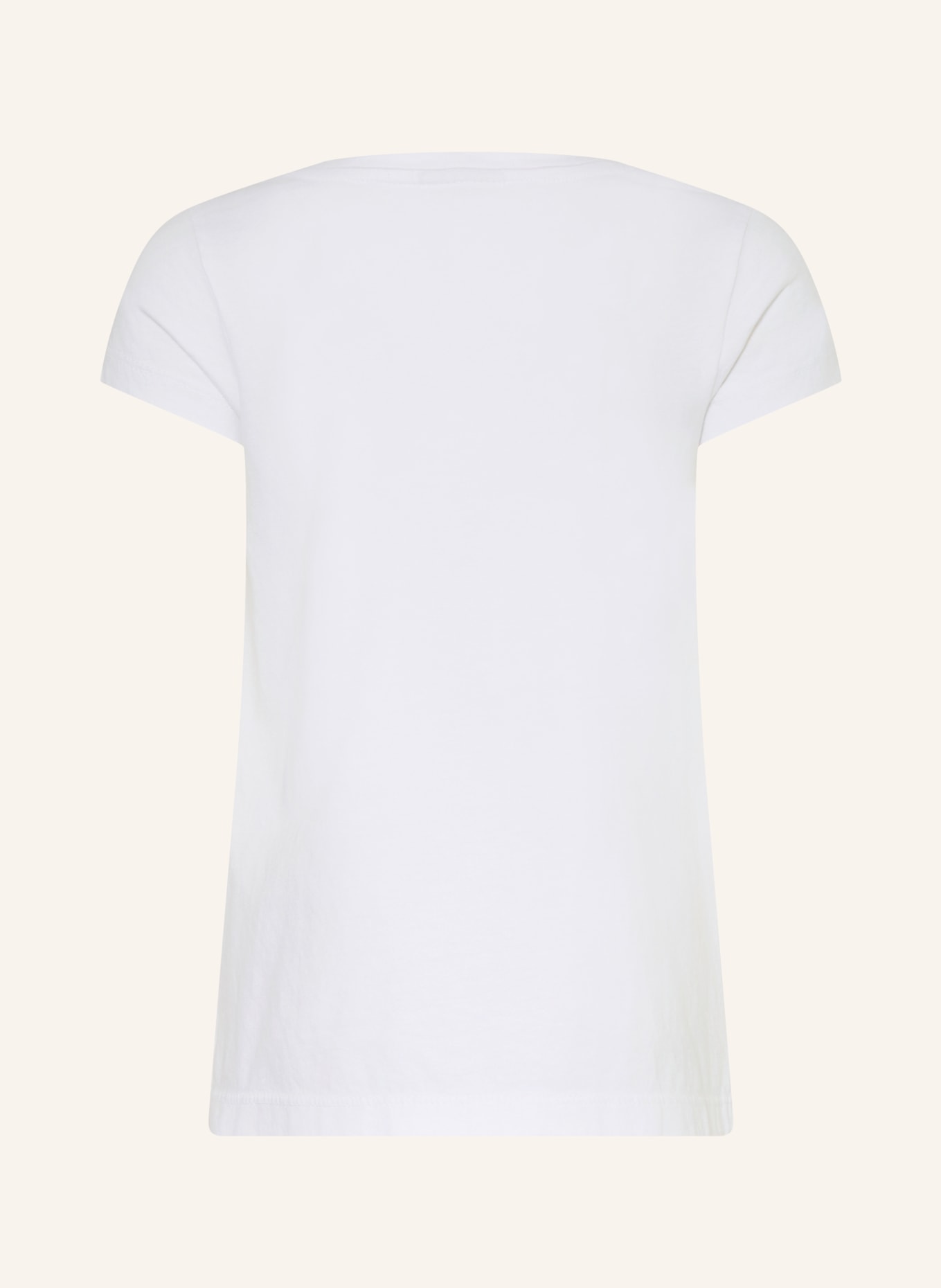 s.Oliver RED T-shirt à paillettes: BLANC / JAUNE / GROEN