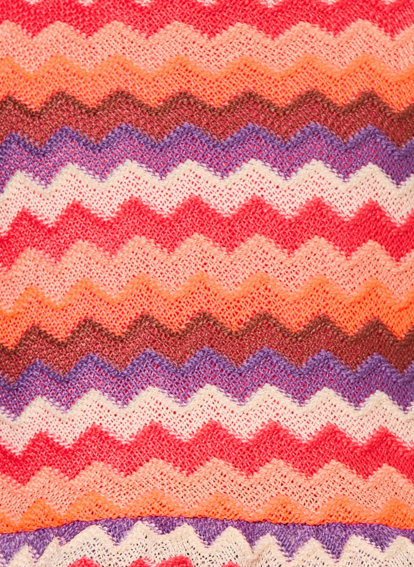 s.Oliver RED Gebreide top: NEONROOD / BEIGE / PAARS