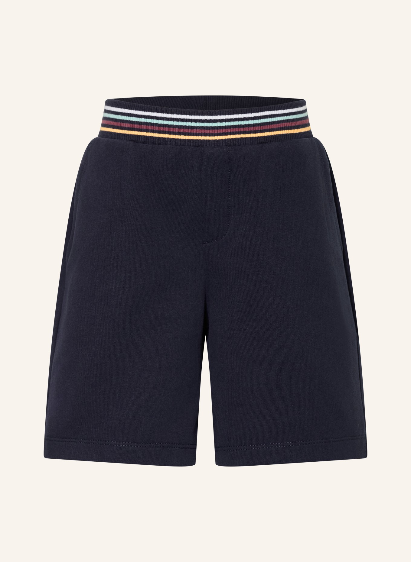 s.Oliver RED Sweatshorts: DUNKELBLAU / ORANGE / MINT