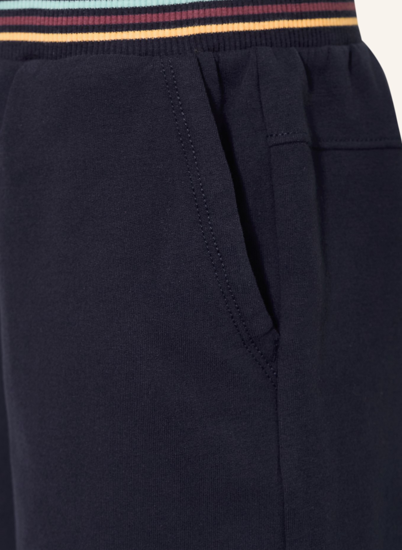 s.Oliver RED Sweatshorts: DUNKELBLAU / ORANGE / MINT