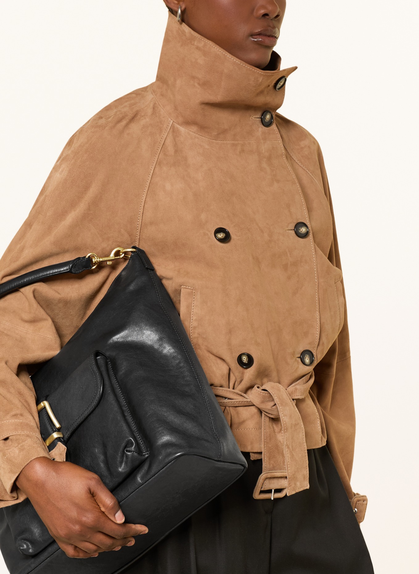 Marc O'Polo MEDIUM Tote Bag: BLACK