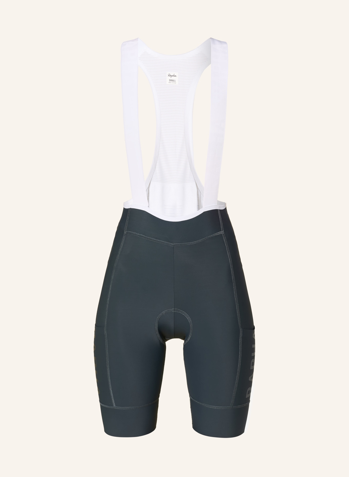 Rapha Cuissard de cyclisme PRO TEAM CARGO BIB avec rembourrage et bretelles: NOIR / BLANC