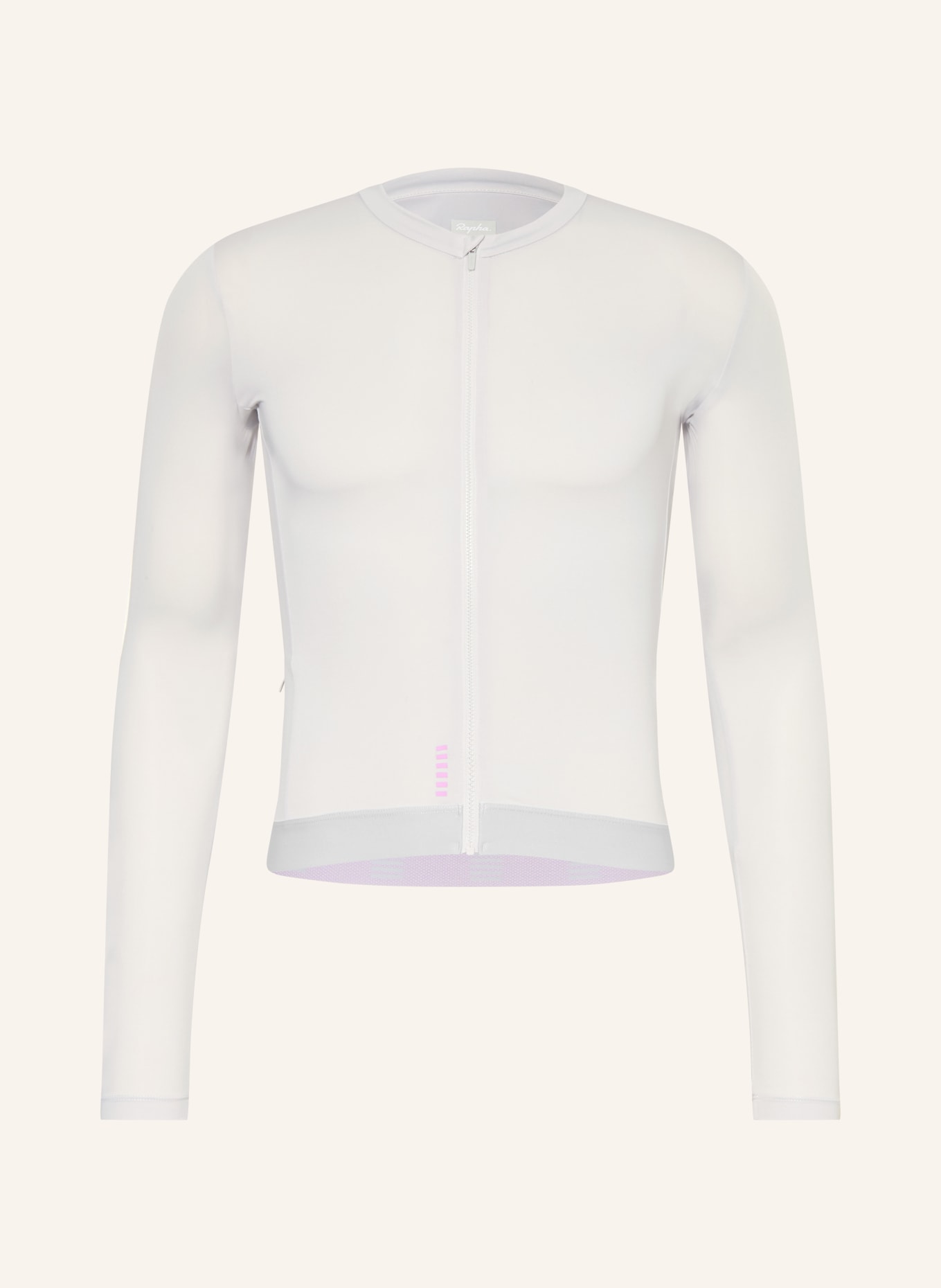 Rapha Radtrikot PRO TEAM III: HELLGRAU / ROSA