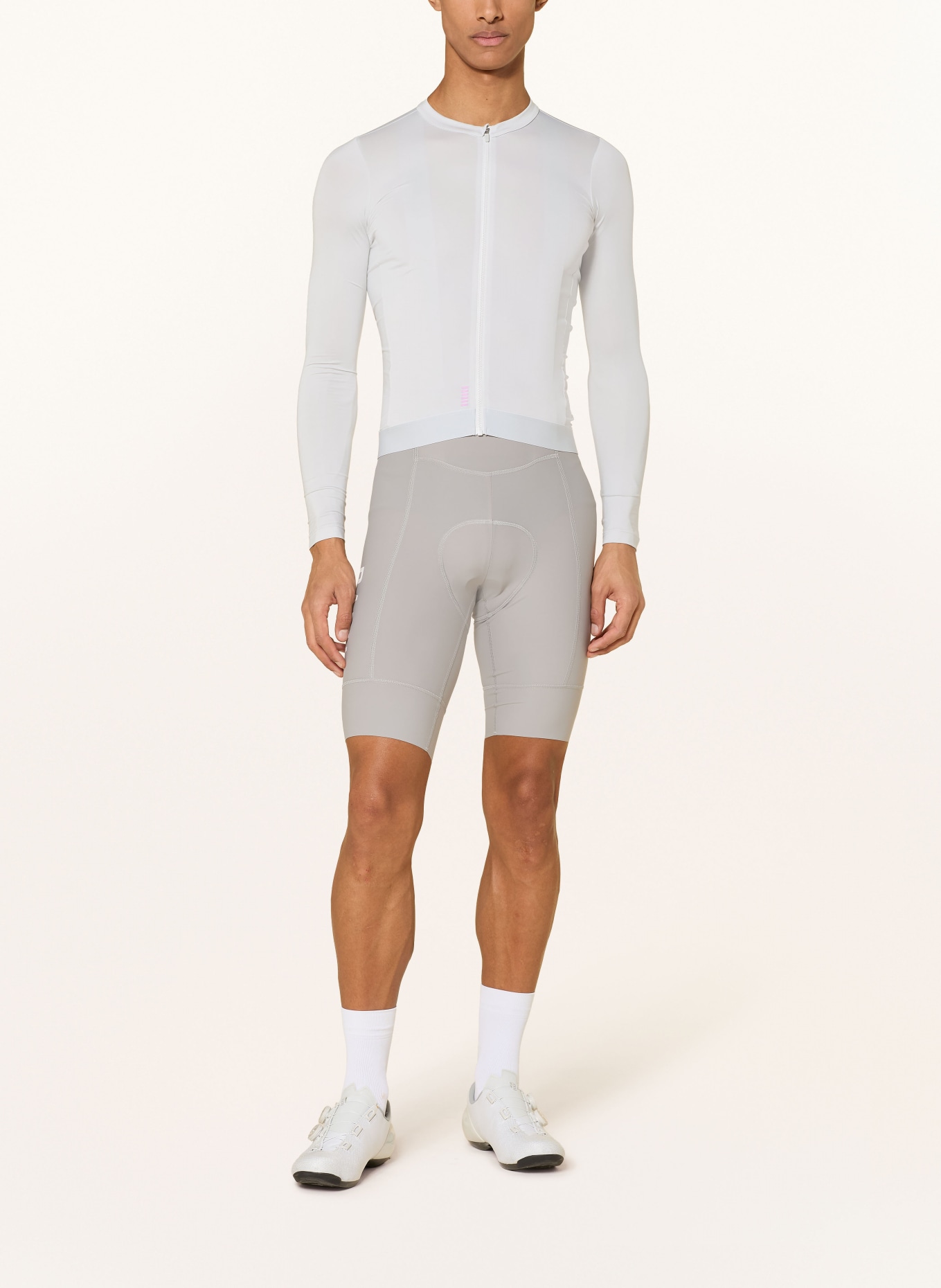 Rapha Radtrikot PRO TEAM III: HELLGRAU / ROSA