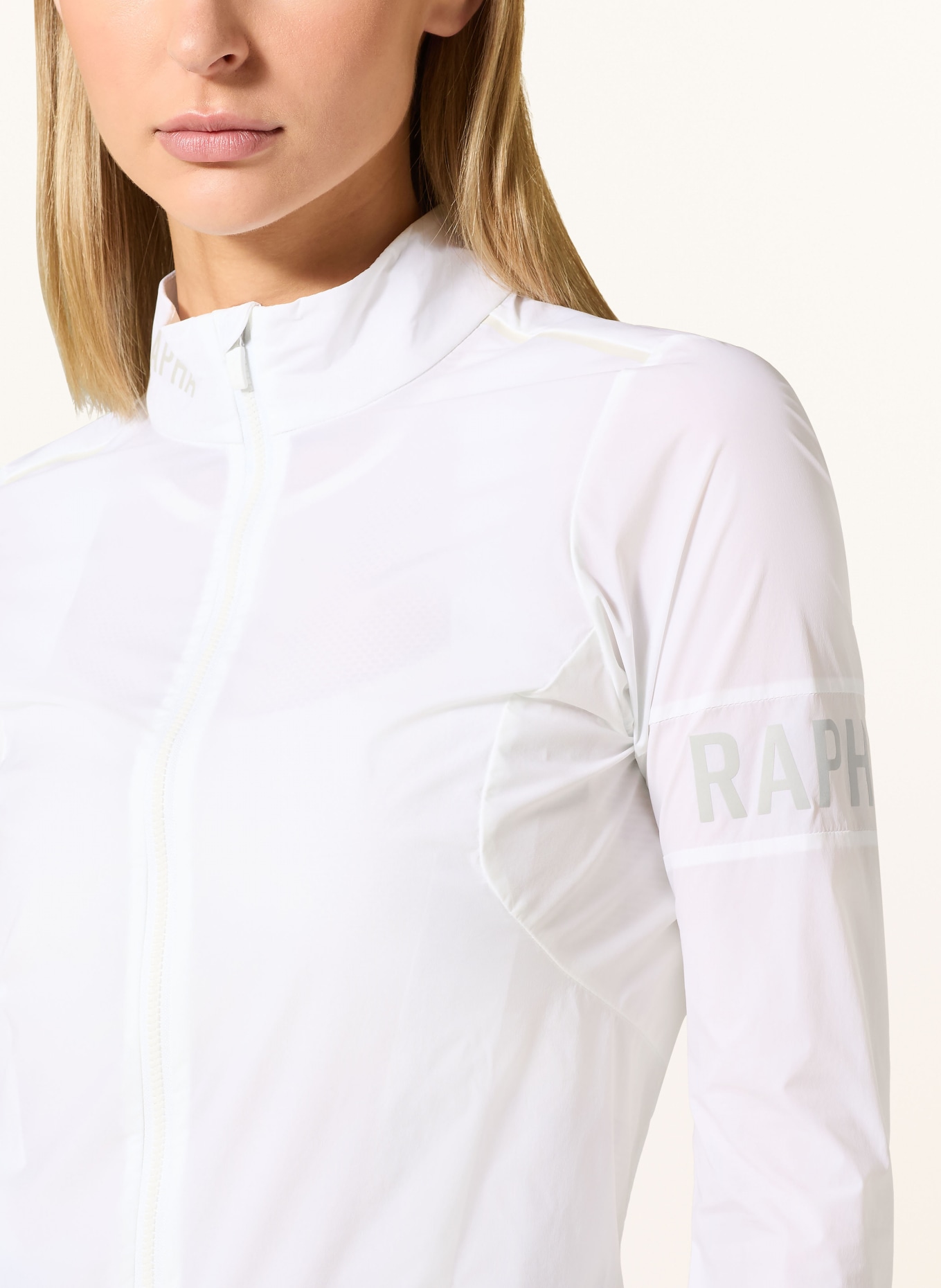 Rapha Veste de cyclisme PRO TEAM LIGHTWEIGHT WIND: BLANC