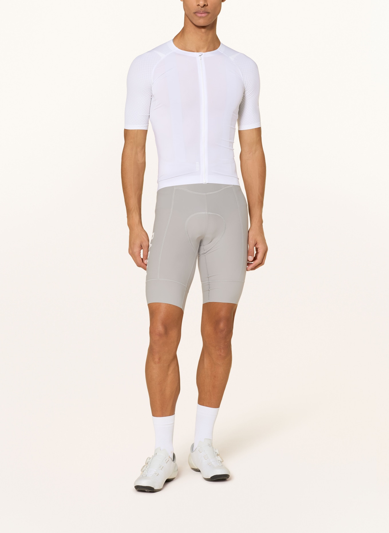 Rapha Koszulka kolarska PRO TEAM AERO JERSEY: BIAŁY / ECRU / SZARY