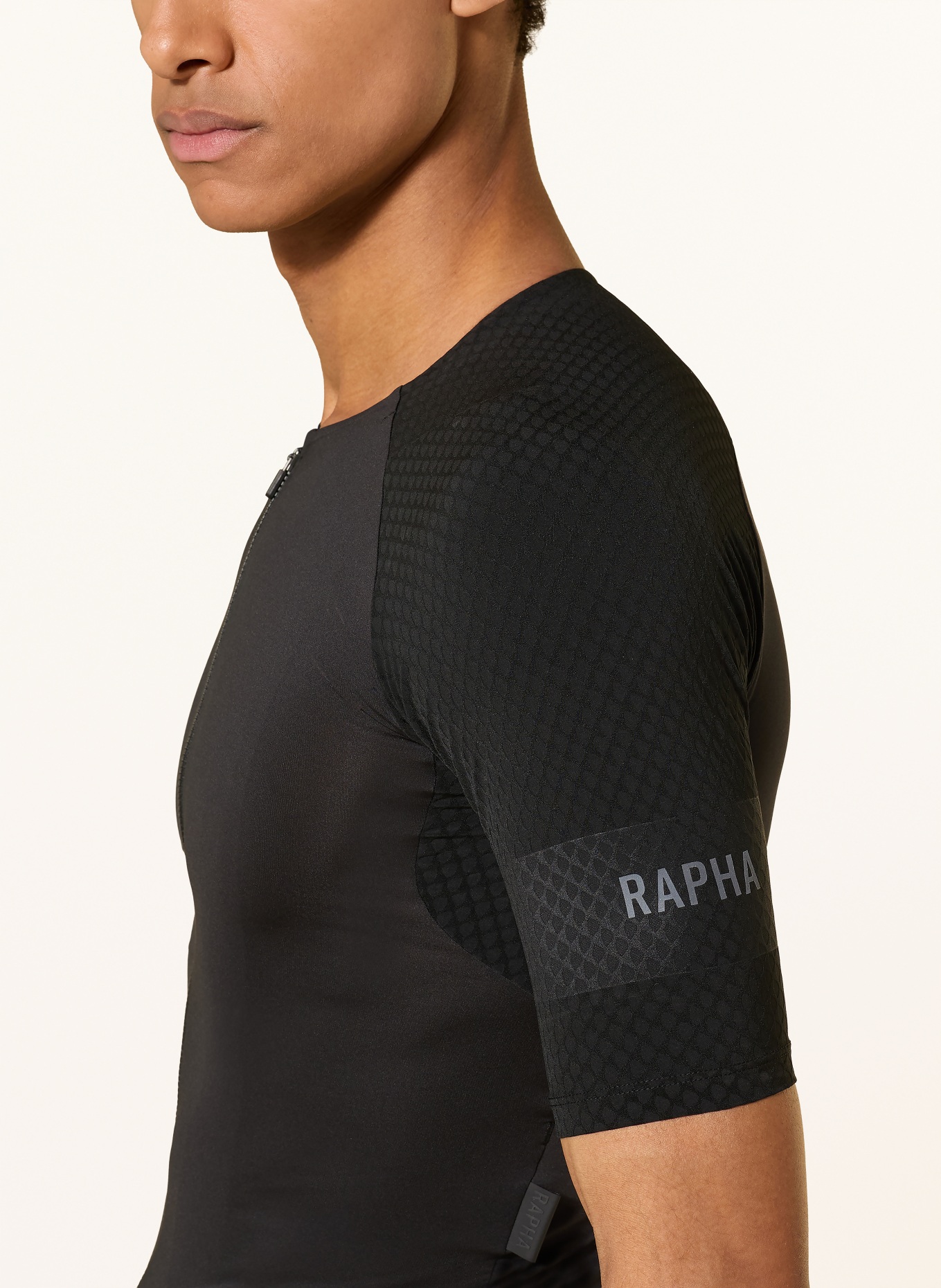 Rapha Koszulka kolarska PRO TEAM AERO JERSEY: CZARNY