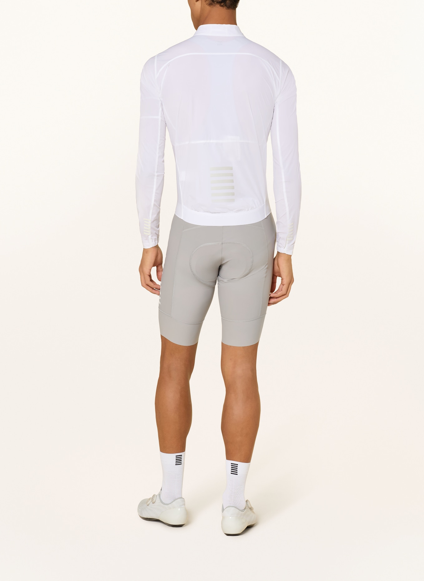 Rapha Kurtka rowerowa PRO TEAM LIGHTWEIGHT II: BIAŁY / SZARY