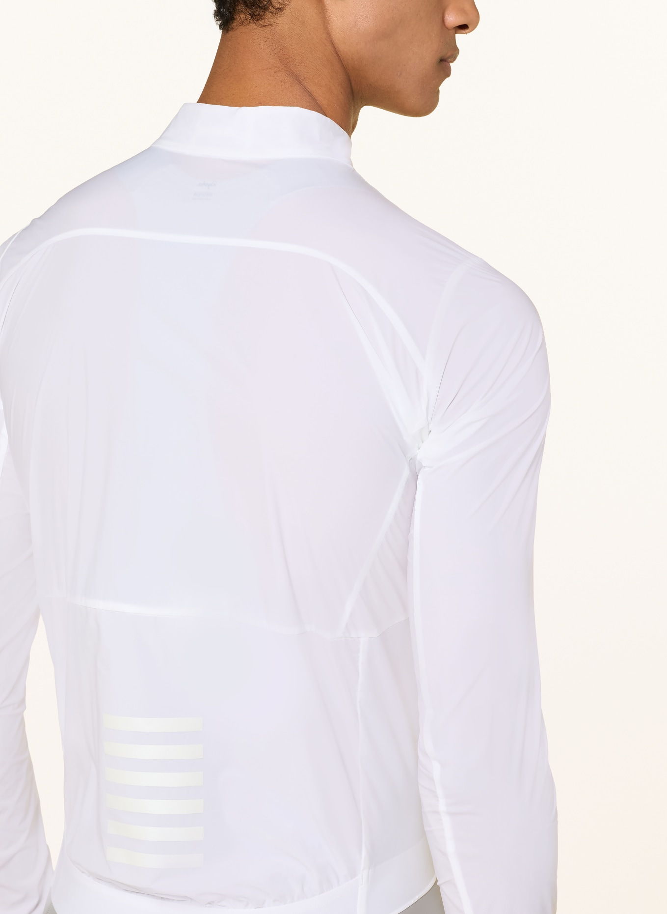 Rapha Kurtka rowerowa PRO TEAM LIGHTWEIGHT II: BIAŁY / SZARY