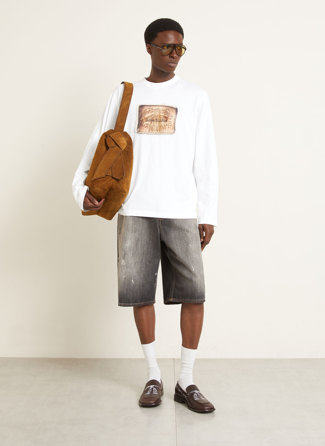 Acne Studios Long-sleeve shirt: WHITE
