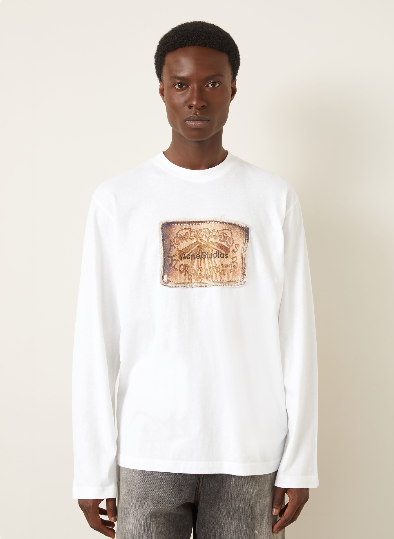 Acne Studios Long-sleeve shirt: WHITE