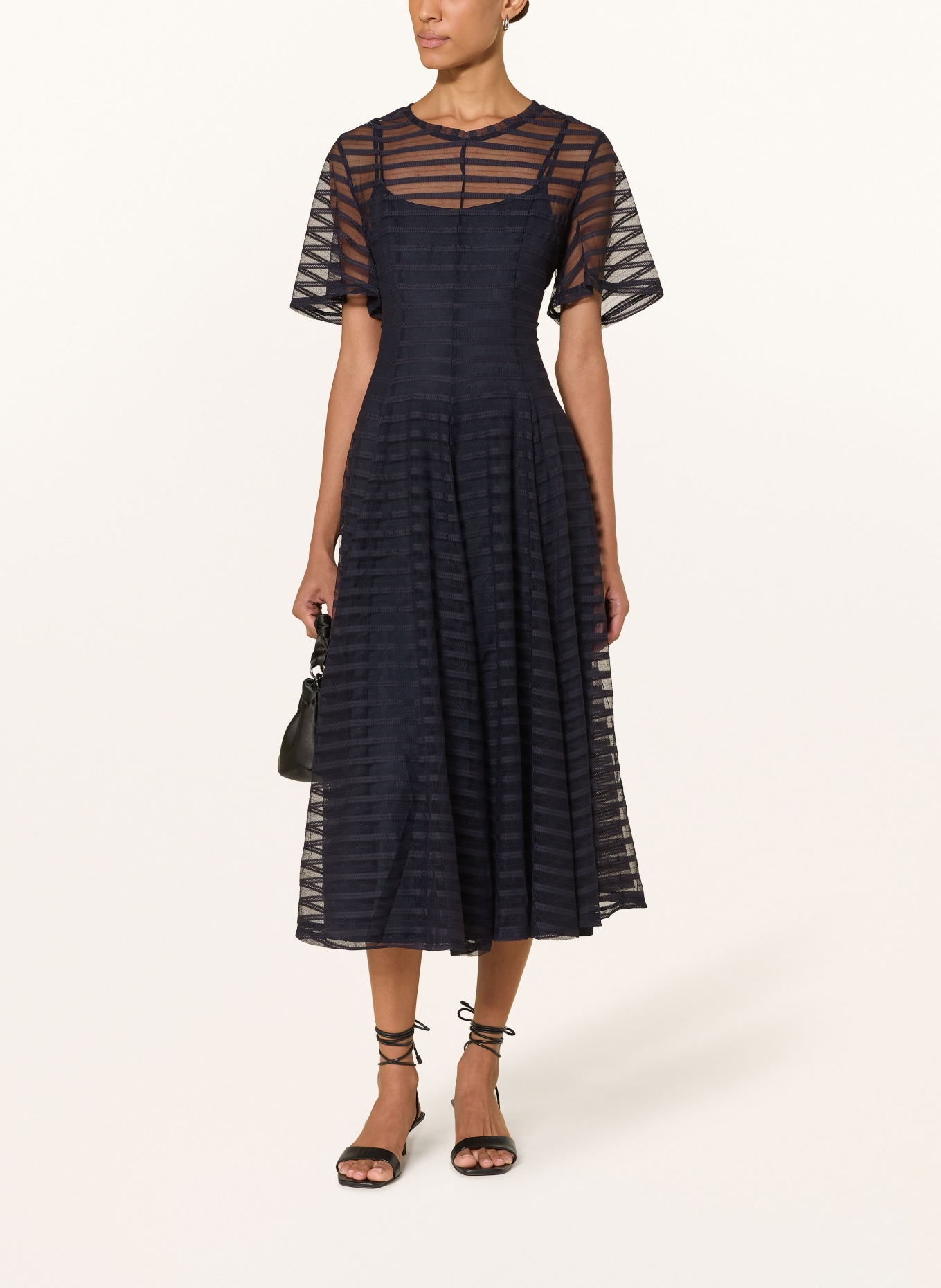 s.Oliver BLACK LABEL Kleid: DUNKELBLAU