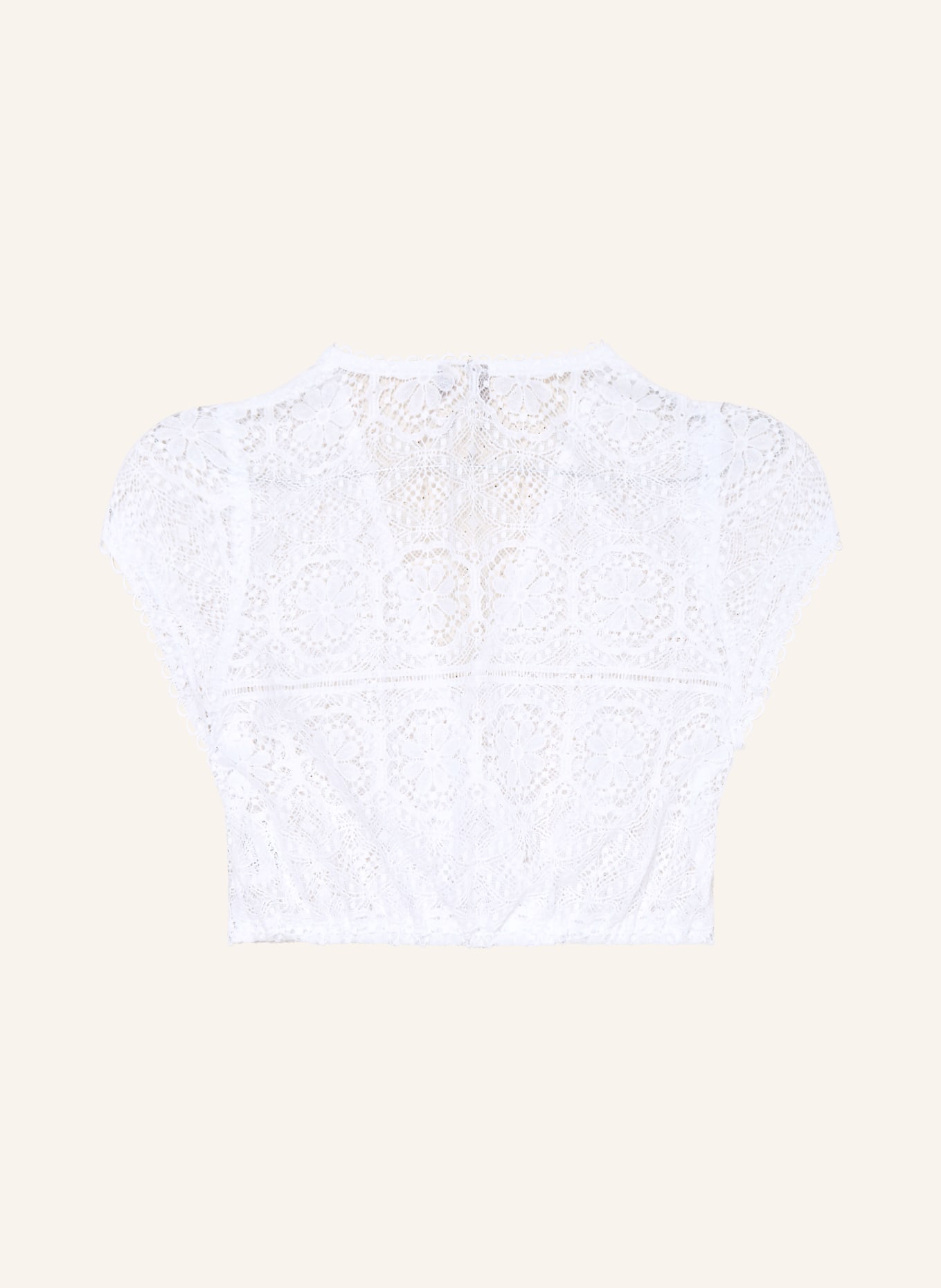 BERWIN & WOLFF Dirndlbluse aus Spitze: WEISS