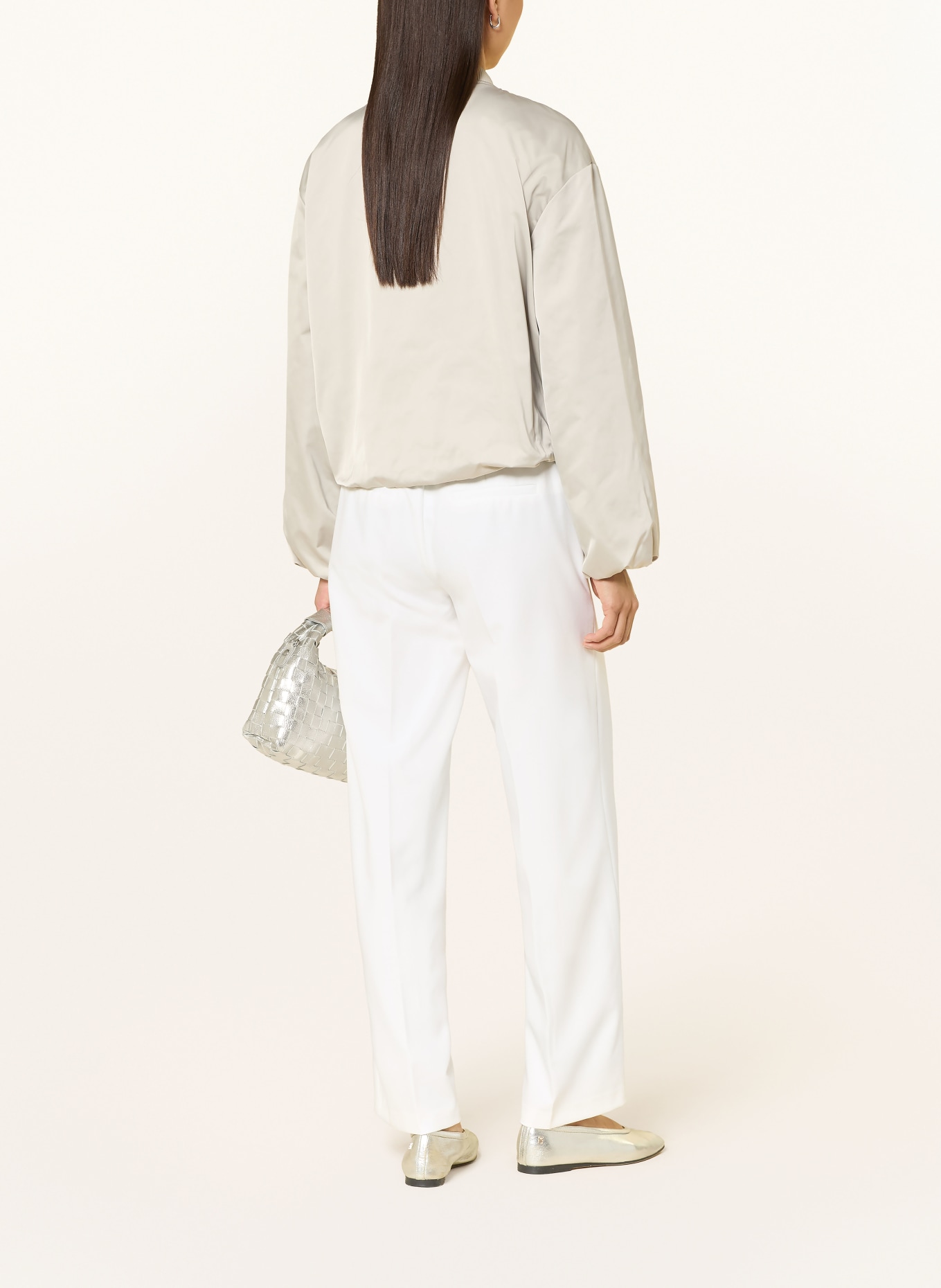 s.Oliver BLACK LABEL Pantalon Marlene: BLANC