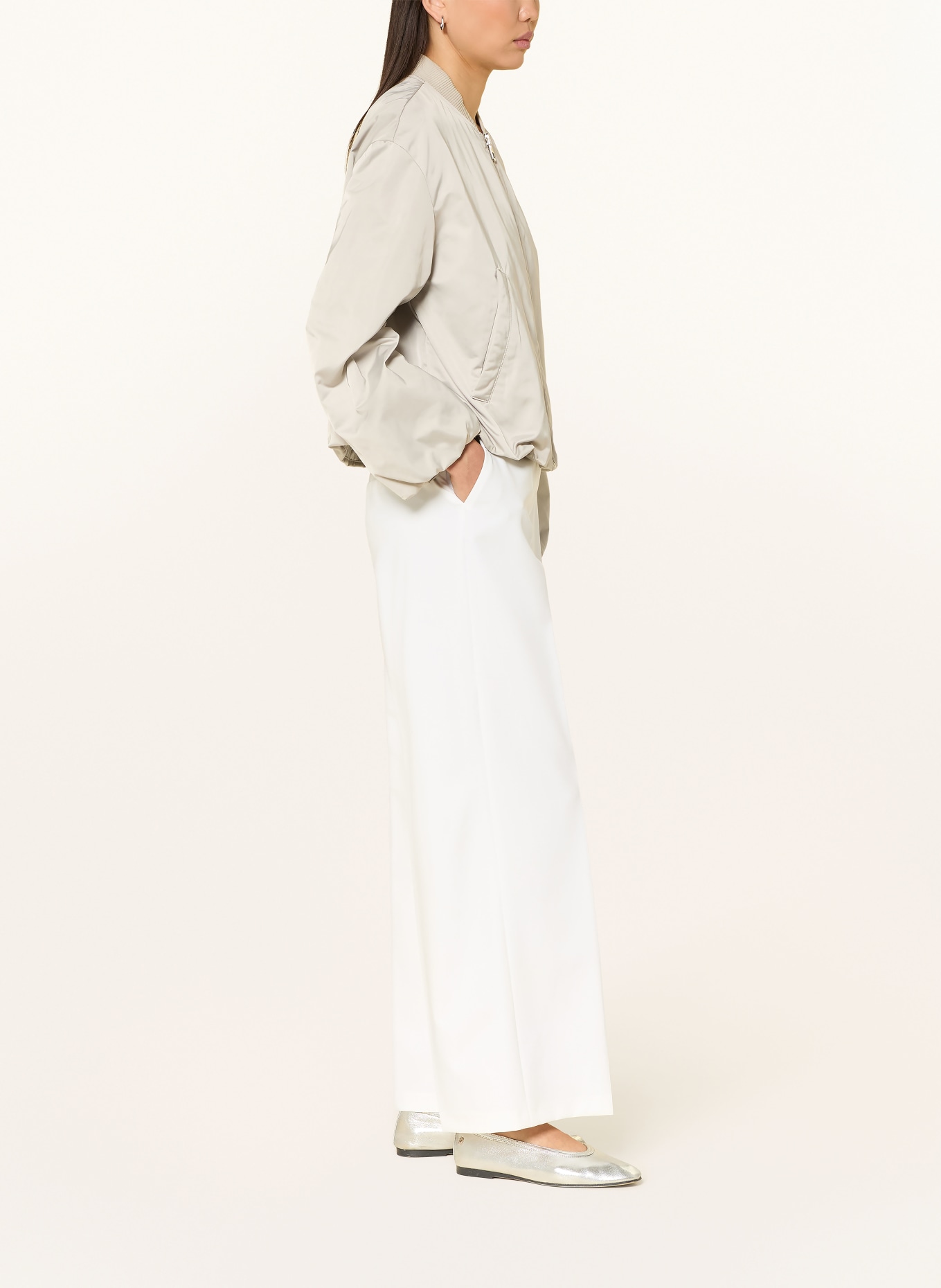 s.Oliver BLACK LABEL Pantalon Marlene: BLANC