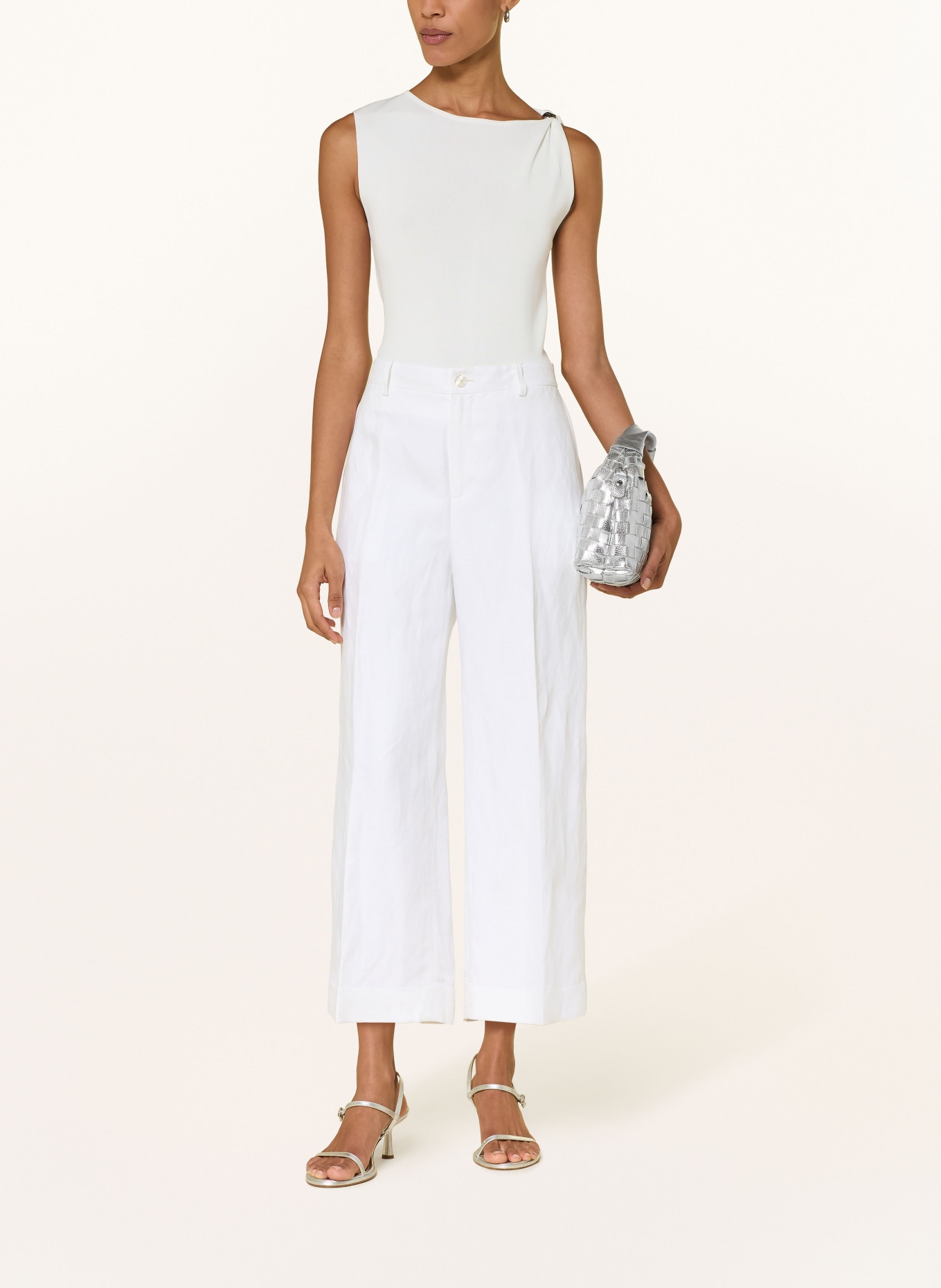 s.Oliver BLACK LABEL Knit top: WHITE