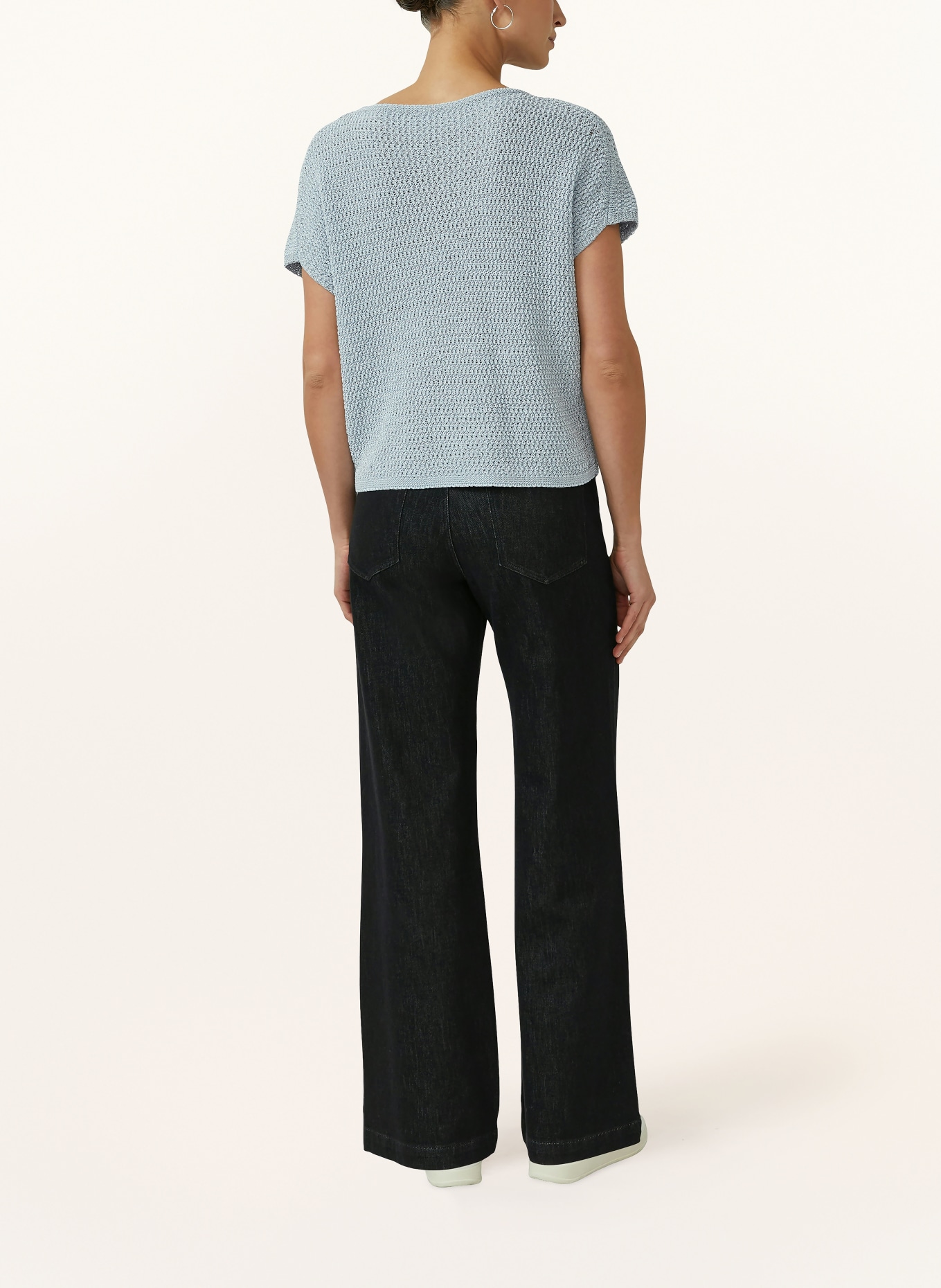 s.Oliver BLACK LABEL Strickshirt: BLAUGRAU