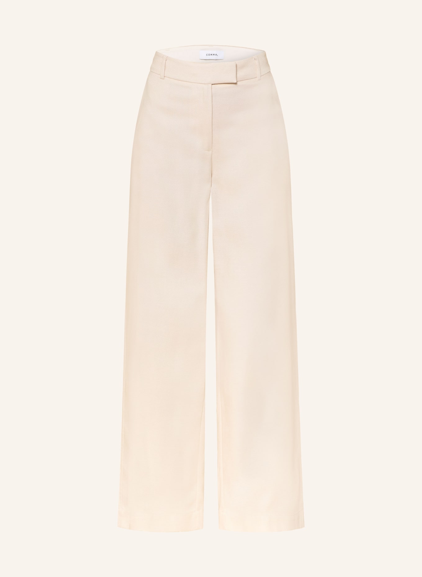 comma Marlene pants: CREAM / LIGHT GRAY